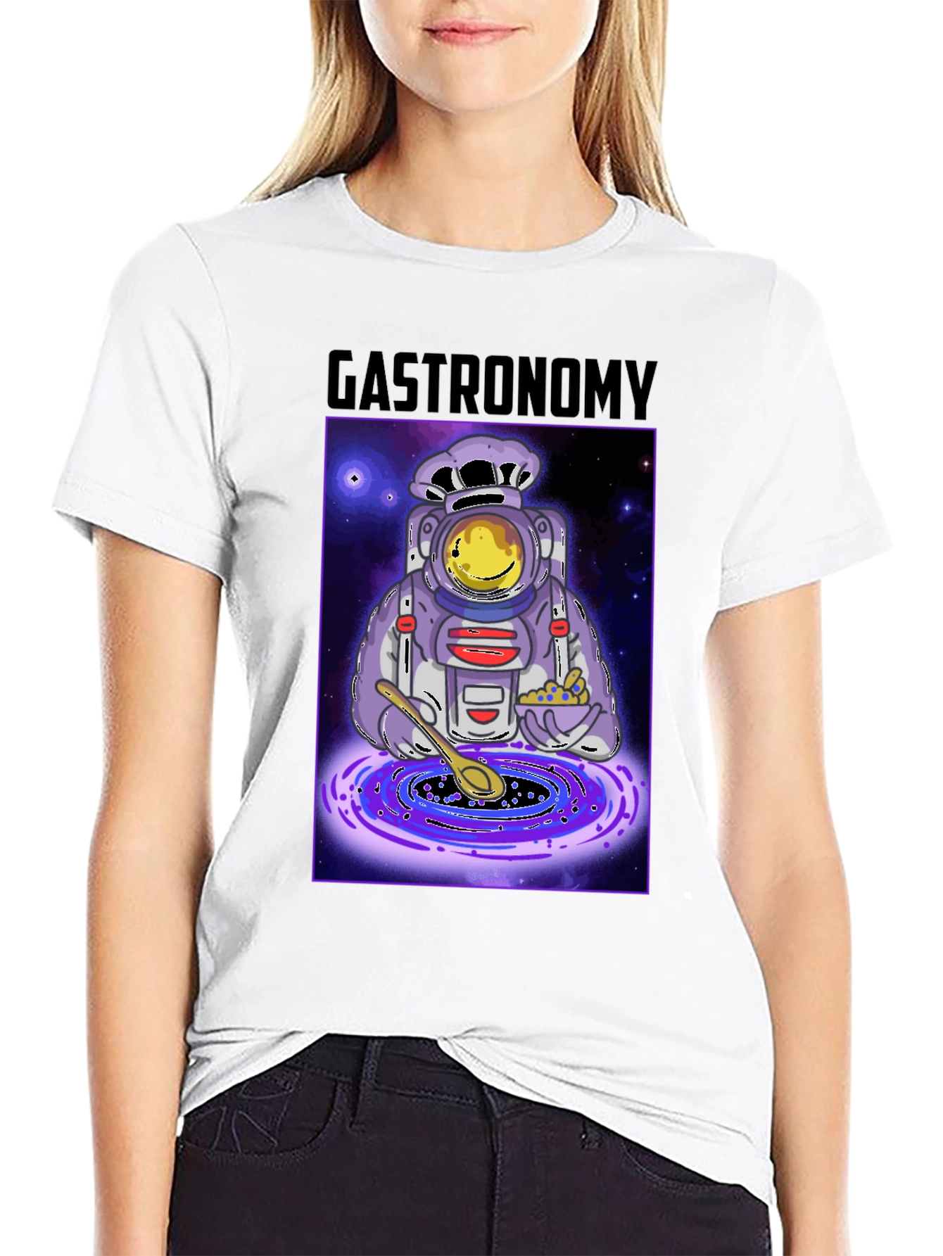 Gastronomy T-Shirt: Space Chef Design