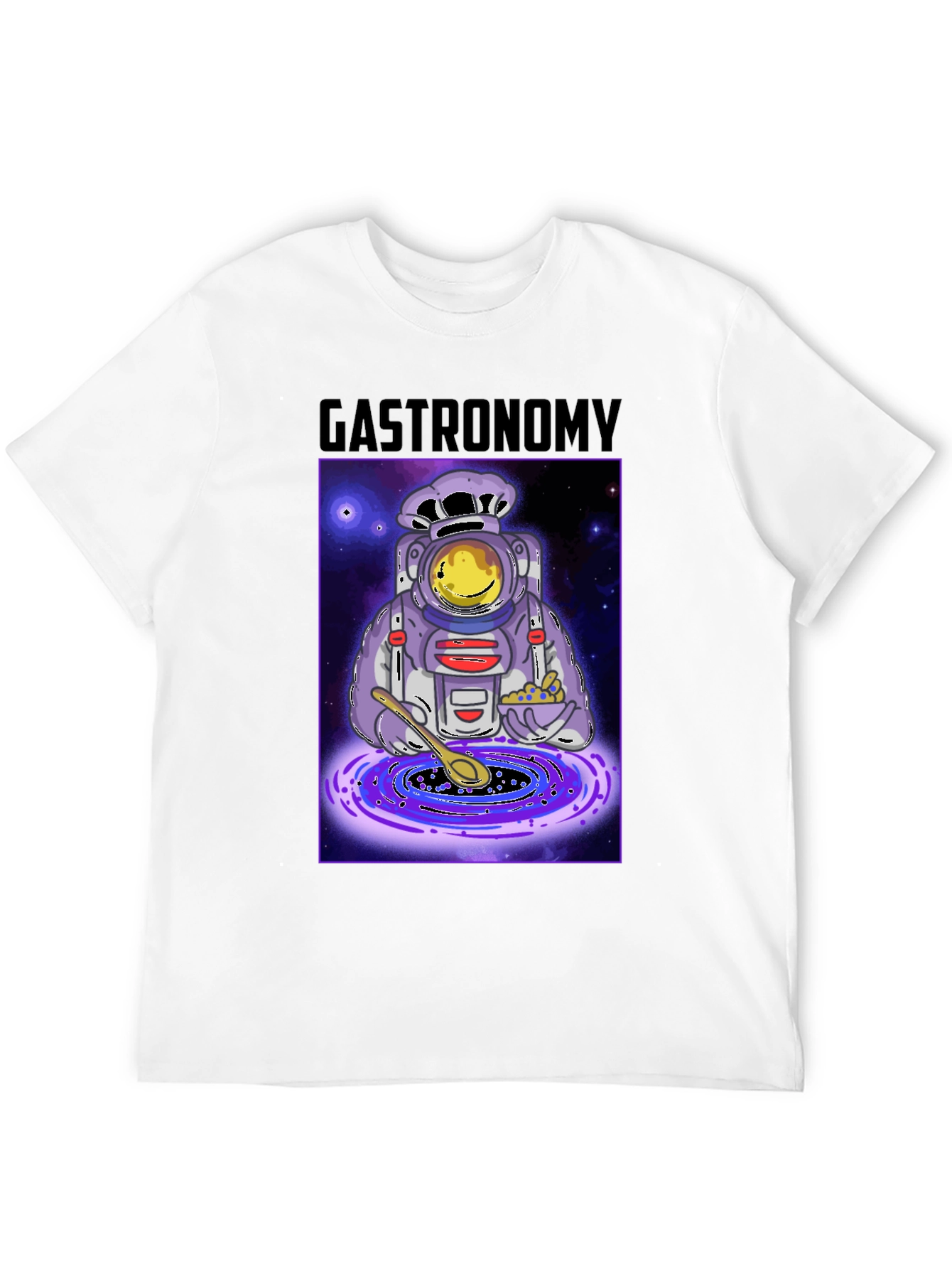 Gastronomy T-Shirt: Space Chef Design