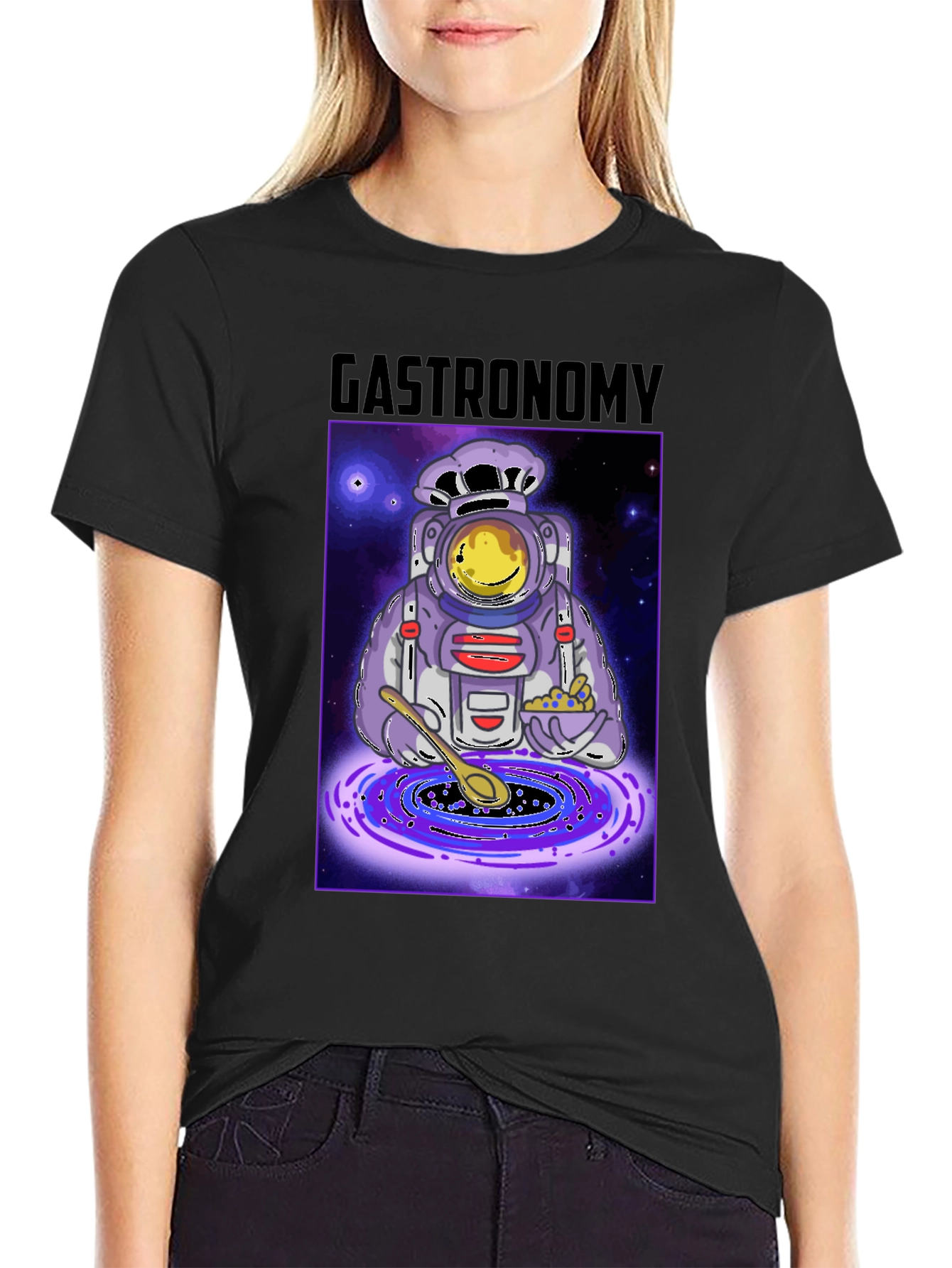 Gastronomy T-Shirt: Space Chef Design