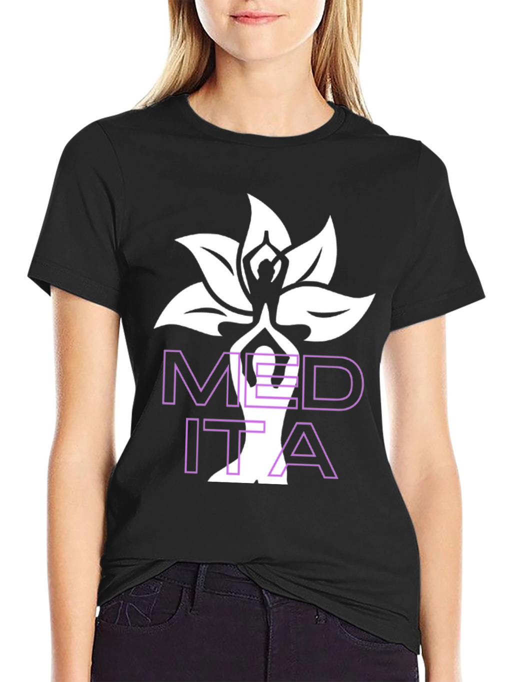 Meditate Lotus Flower T-Shirt