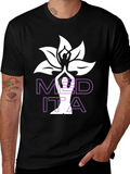 Meditate Lotus Flower T-Shirt