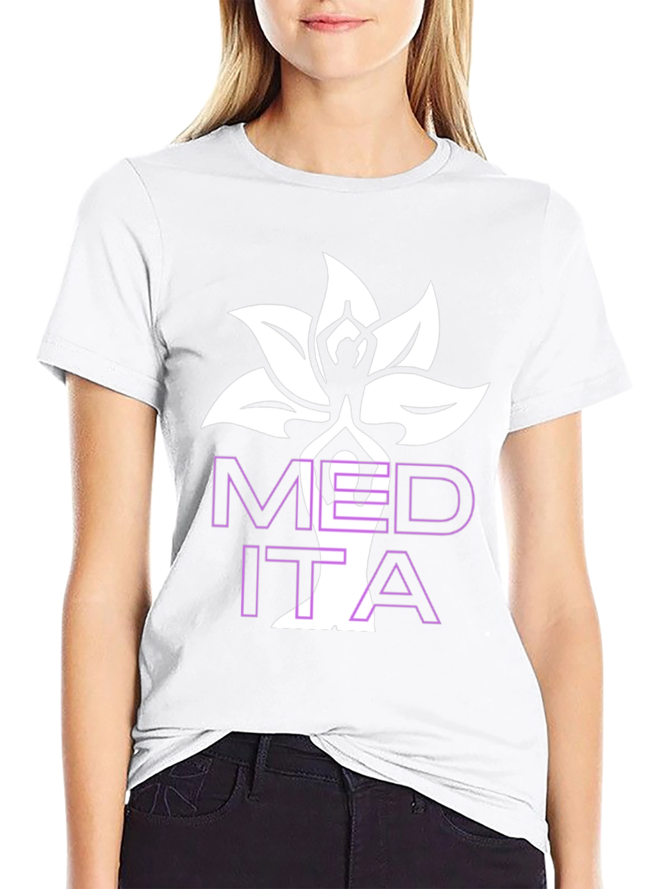 Meditate Lotus Flower T-Shirt