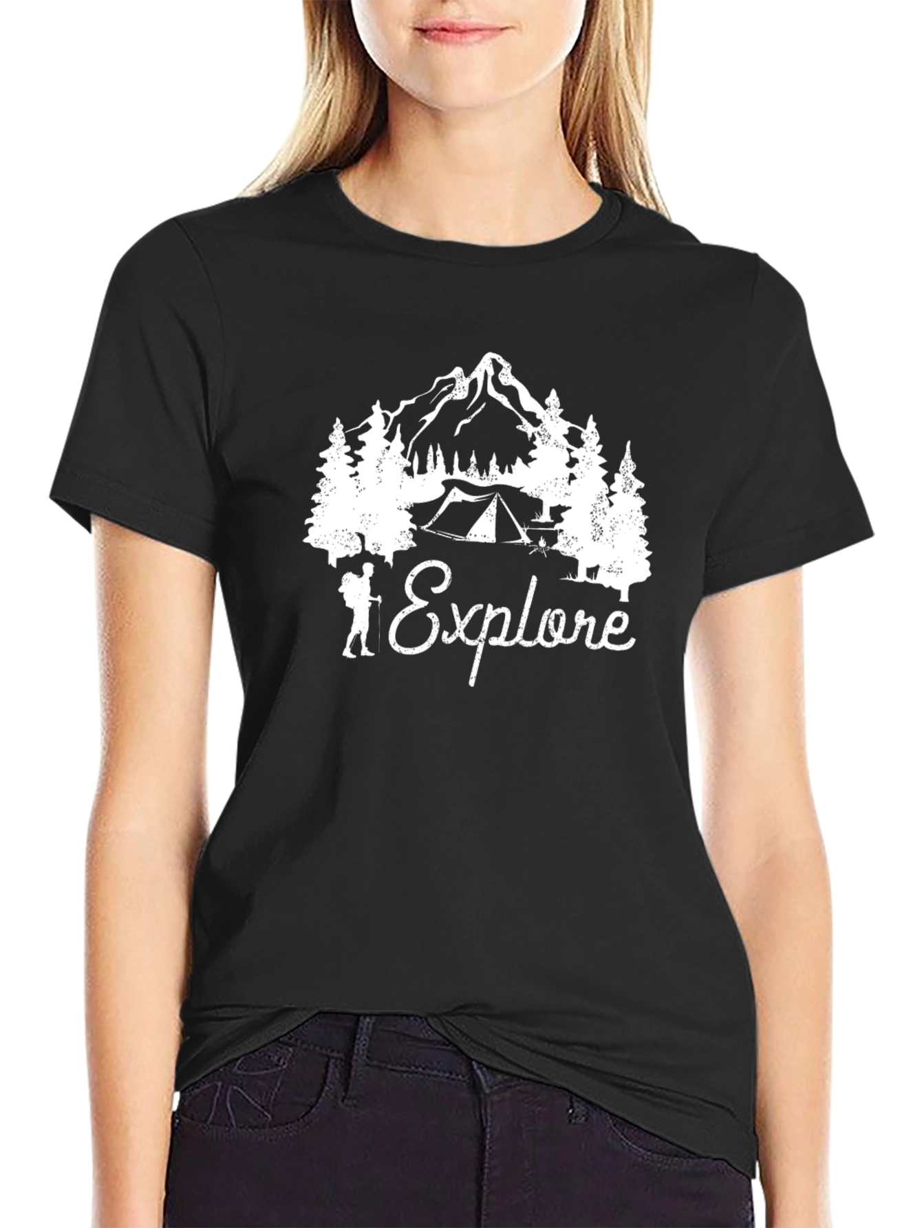 Explore Graphic T-Shirt - Mountain Adventure Tee