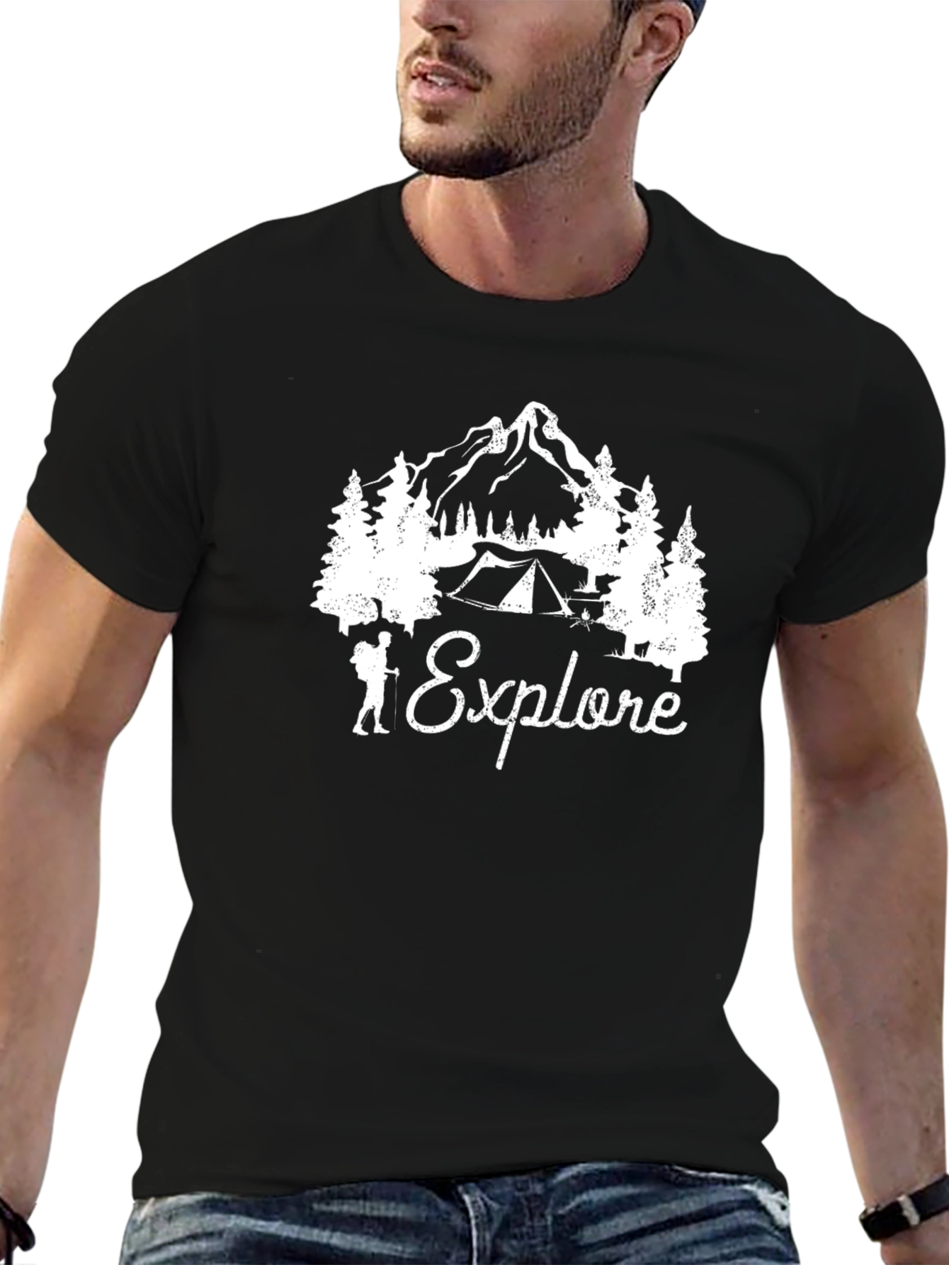Explore Graphic T-Shirt - Mountain Adventure Tee