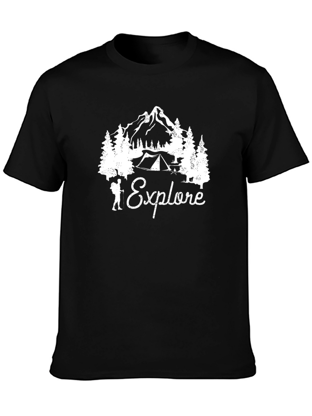 Explore Graphic T-Shirt - Mountain Adventure Tee