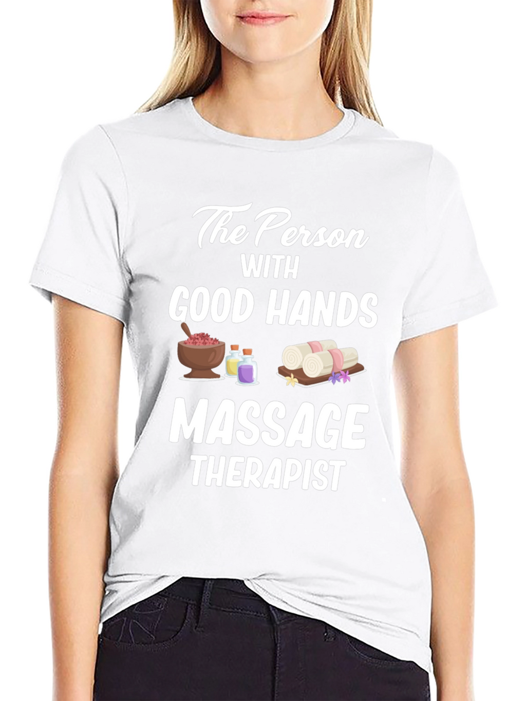 Massage Therapist T-Shirt - Good Hands Gift