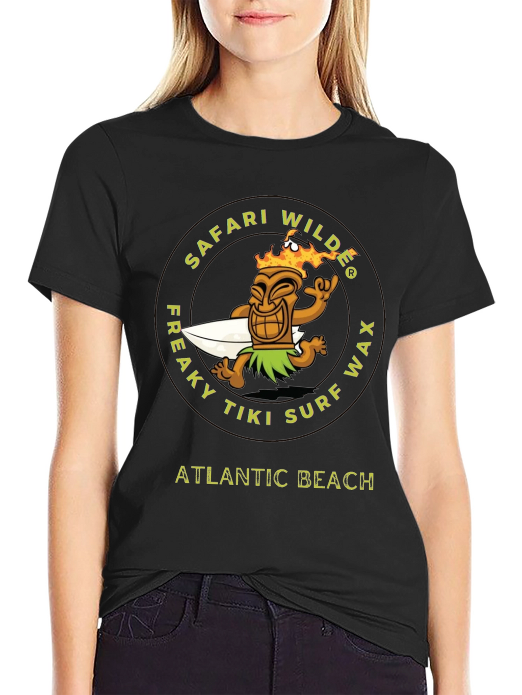 Safari Wilde Freaky Tiki Surf Wax T-Shirt