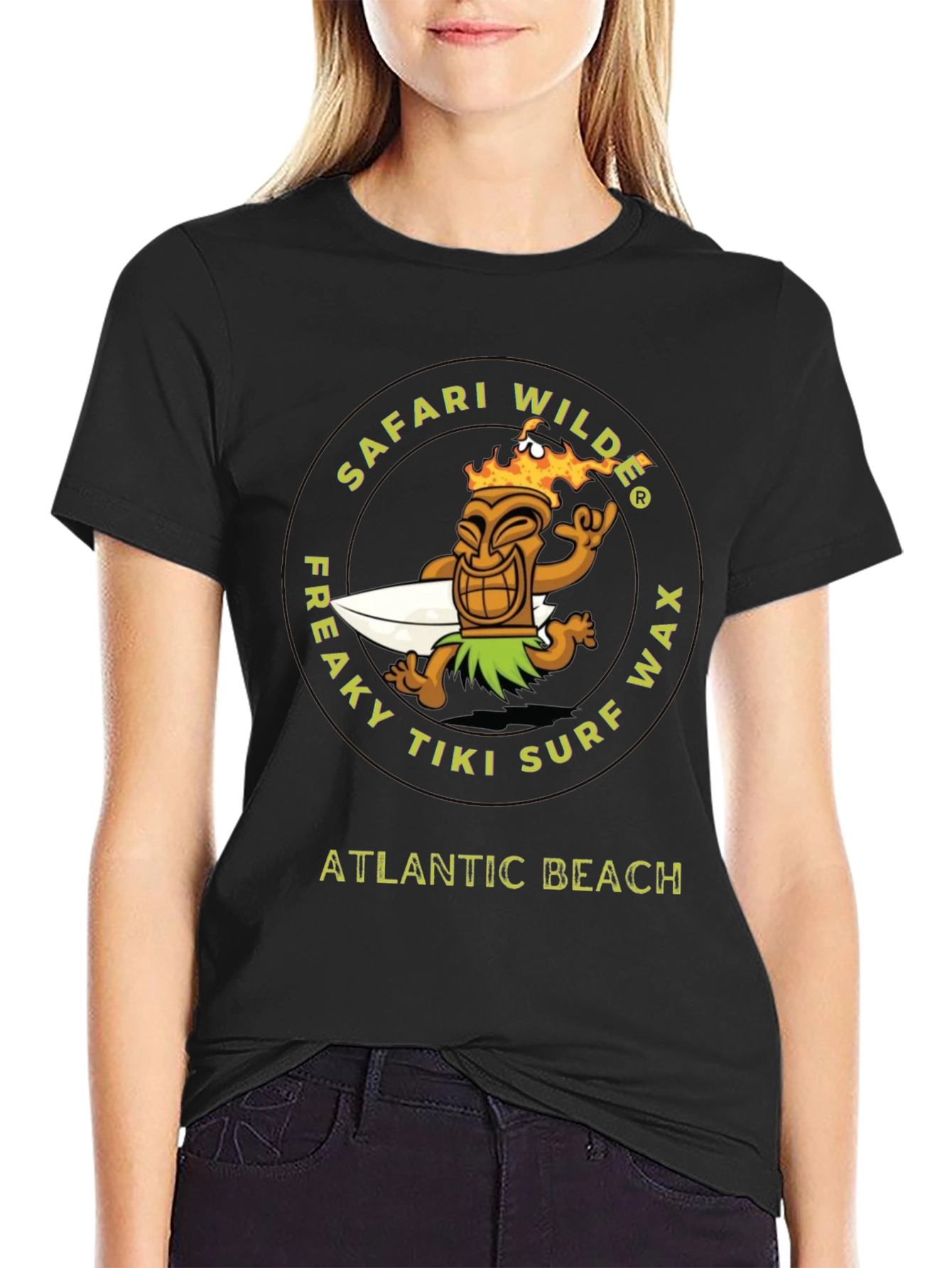 Safari Wilde Freaky Tiki Surf Wax T-Shirt