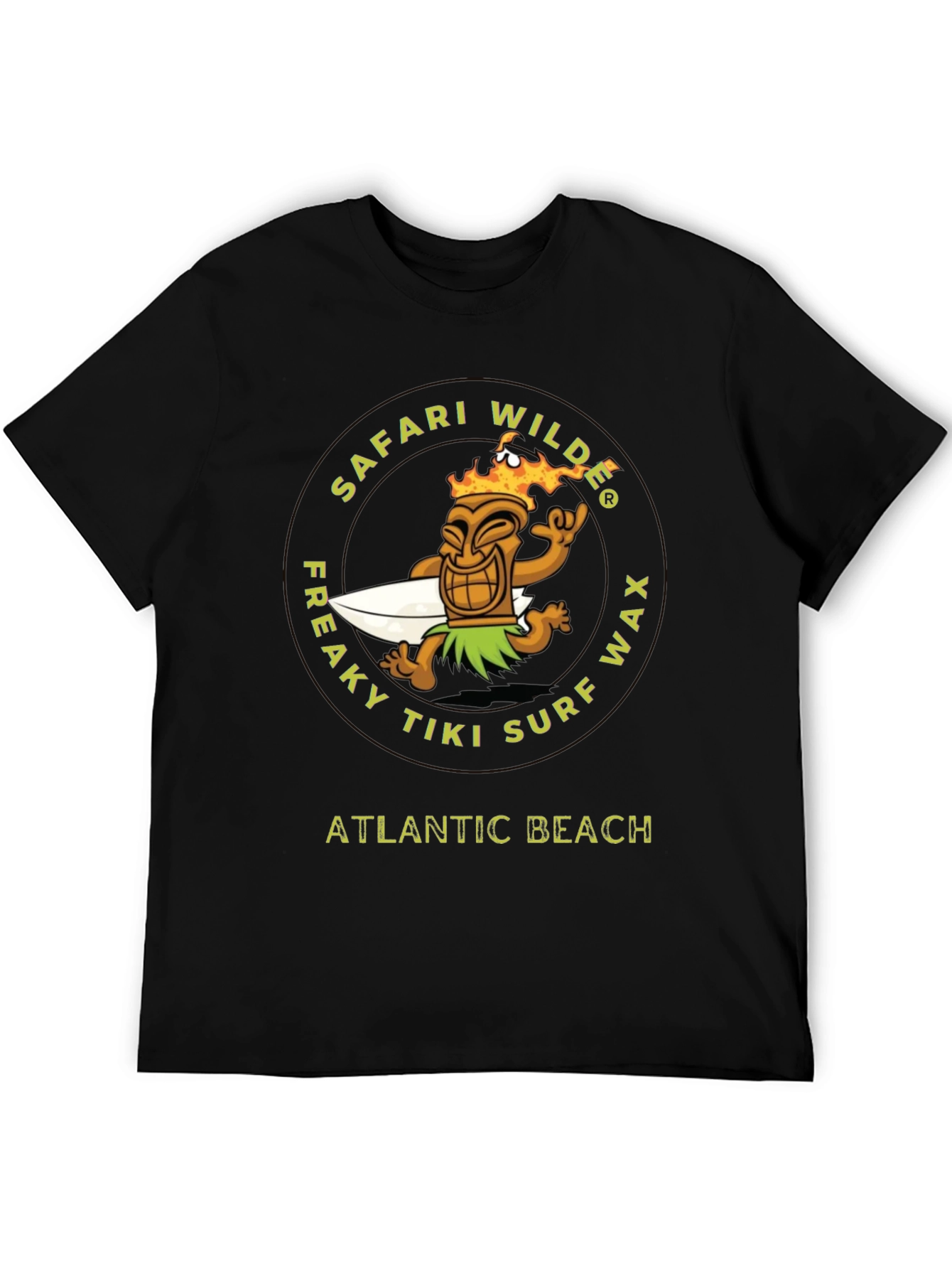 Safari Wilde Freaky Tiki Surf Wax T-Shirt