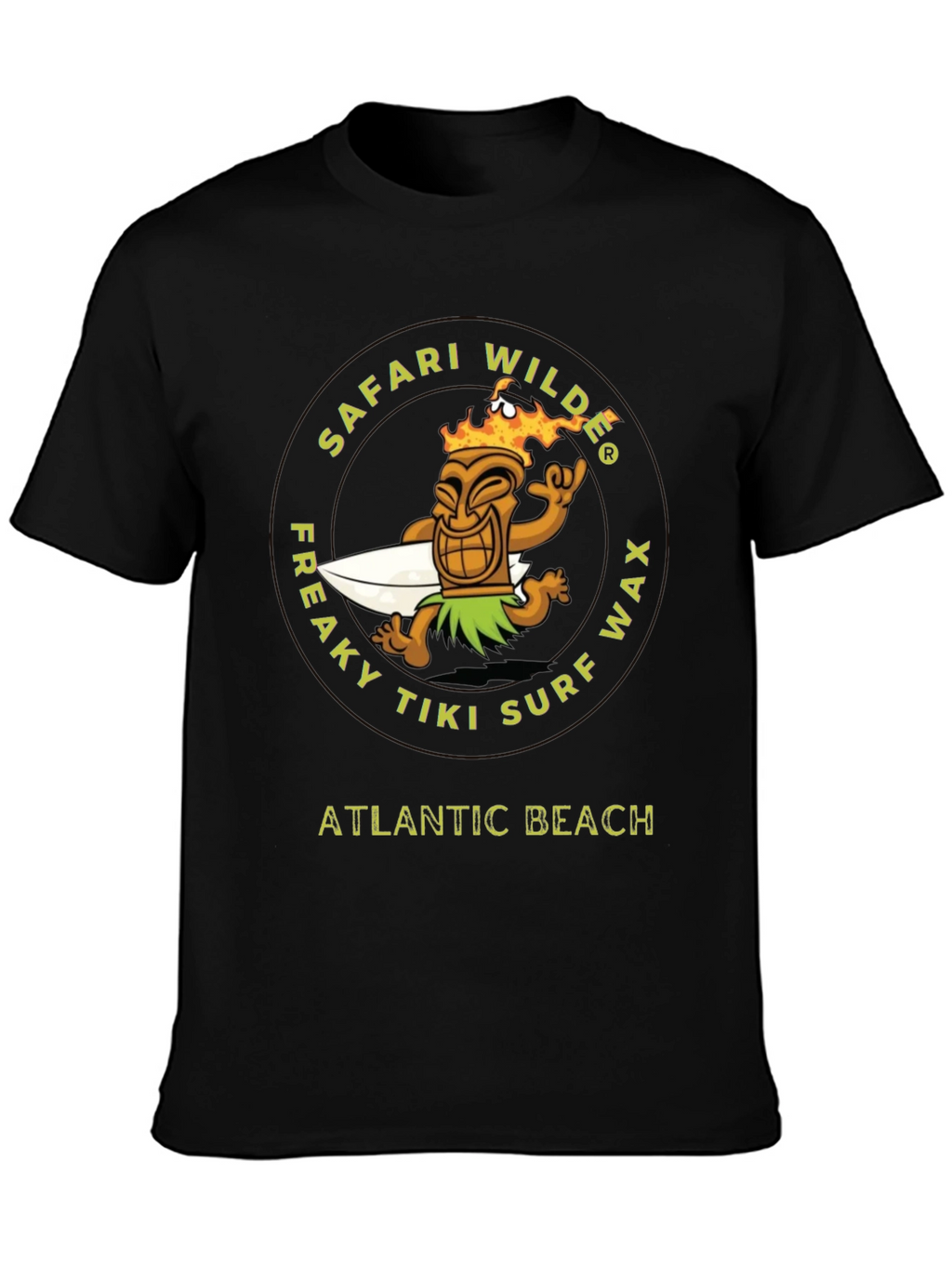 Safari Wilde Freaky Tiki Surf Wax T-Shirt