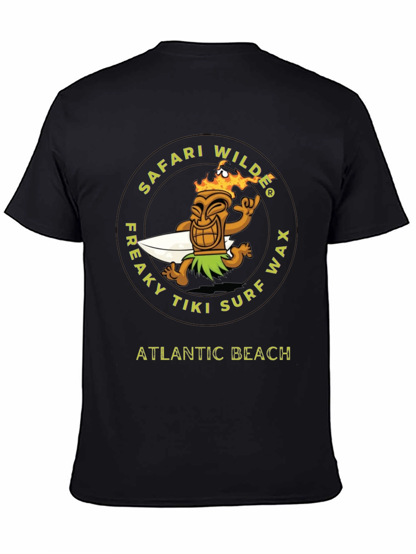 Safari Wilde Freaky Tiki Surf Wax T-Shirt