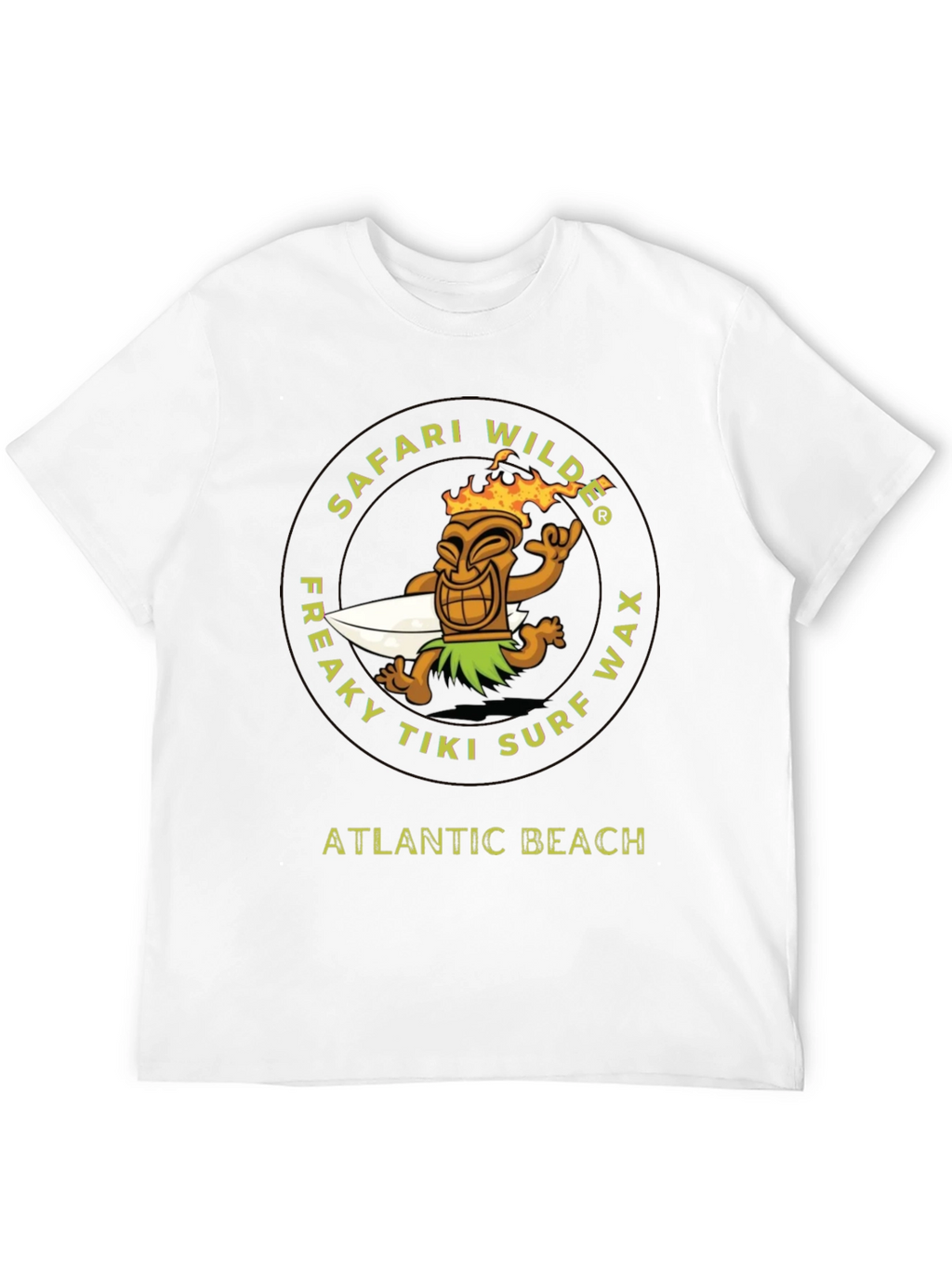Safari Wilde Freaky Tiki Surf Wax T-Shirt