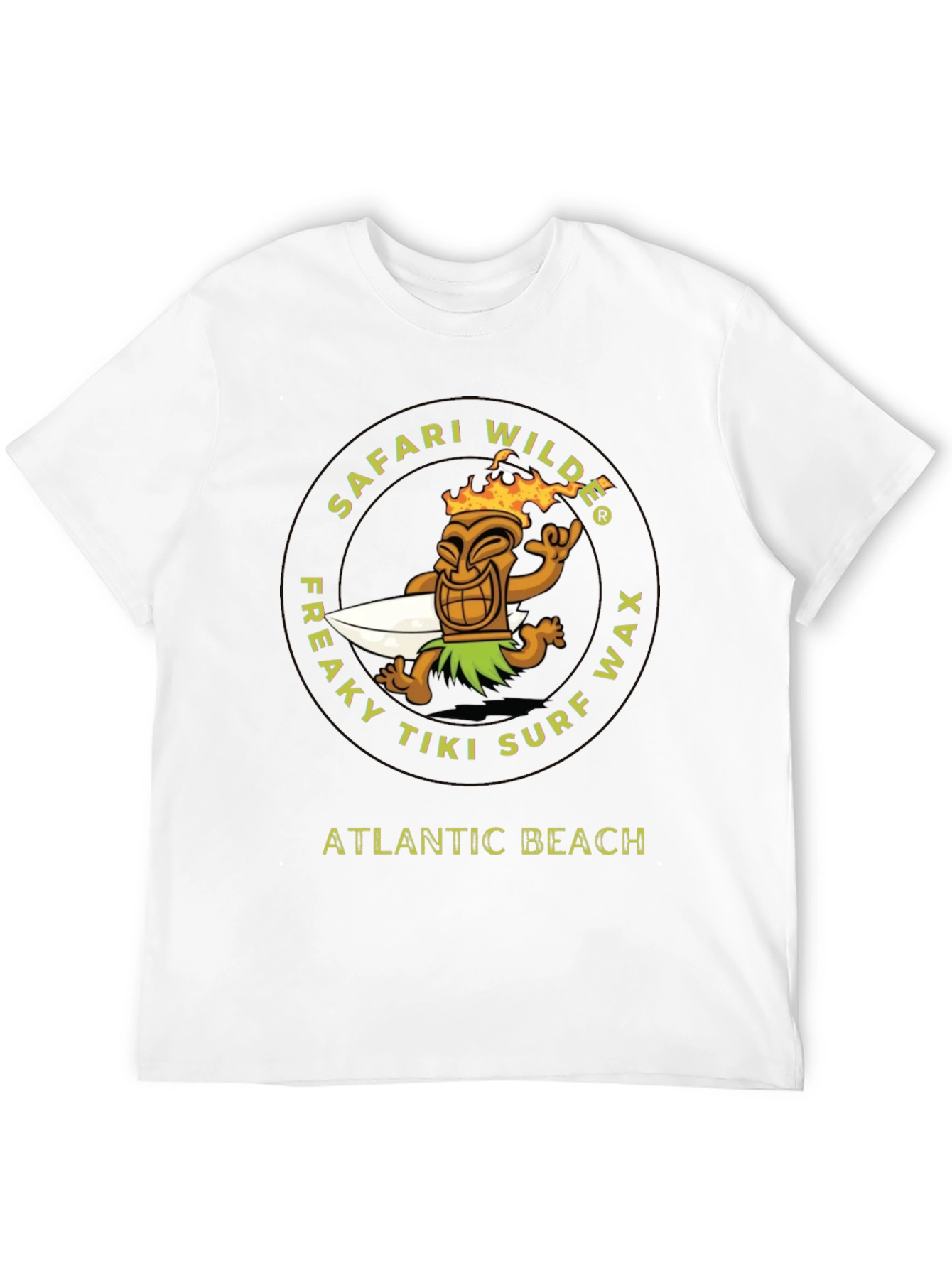 Safari Wilde Freaky Tiki Surf Wax T-Shirt