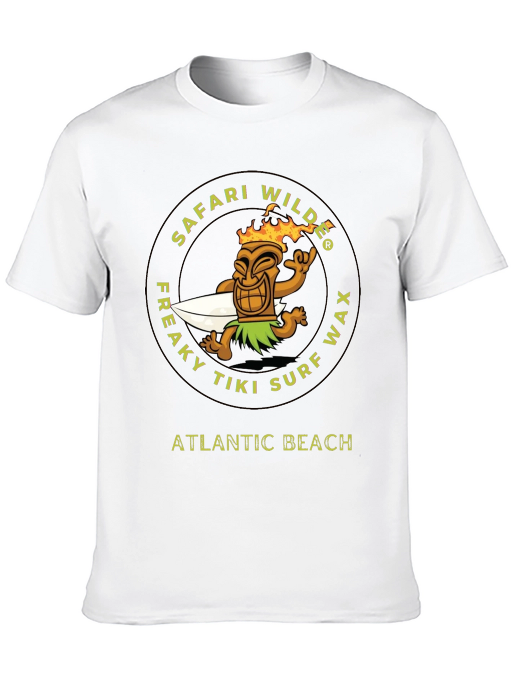 Safari Wilde Freaky Tiki Surf Wax T-Shirt