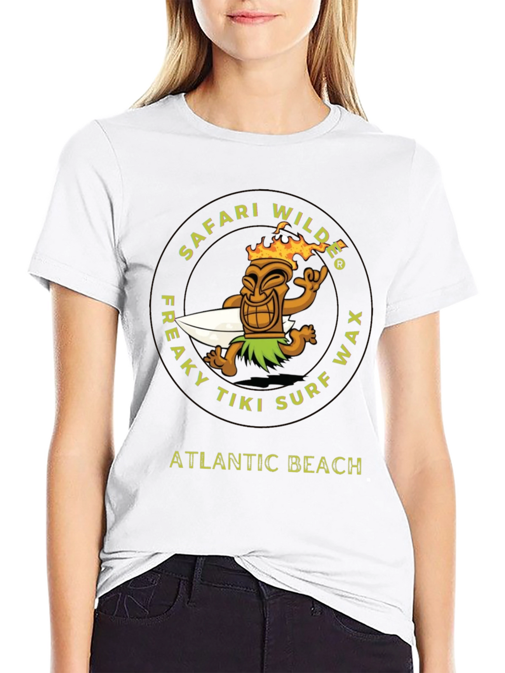 Safari Wilde Freaky Tiki Surf Wax T-Shirt
