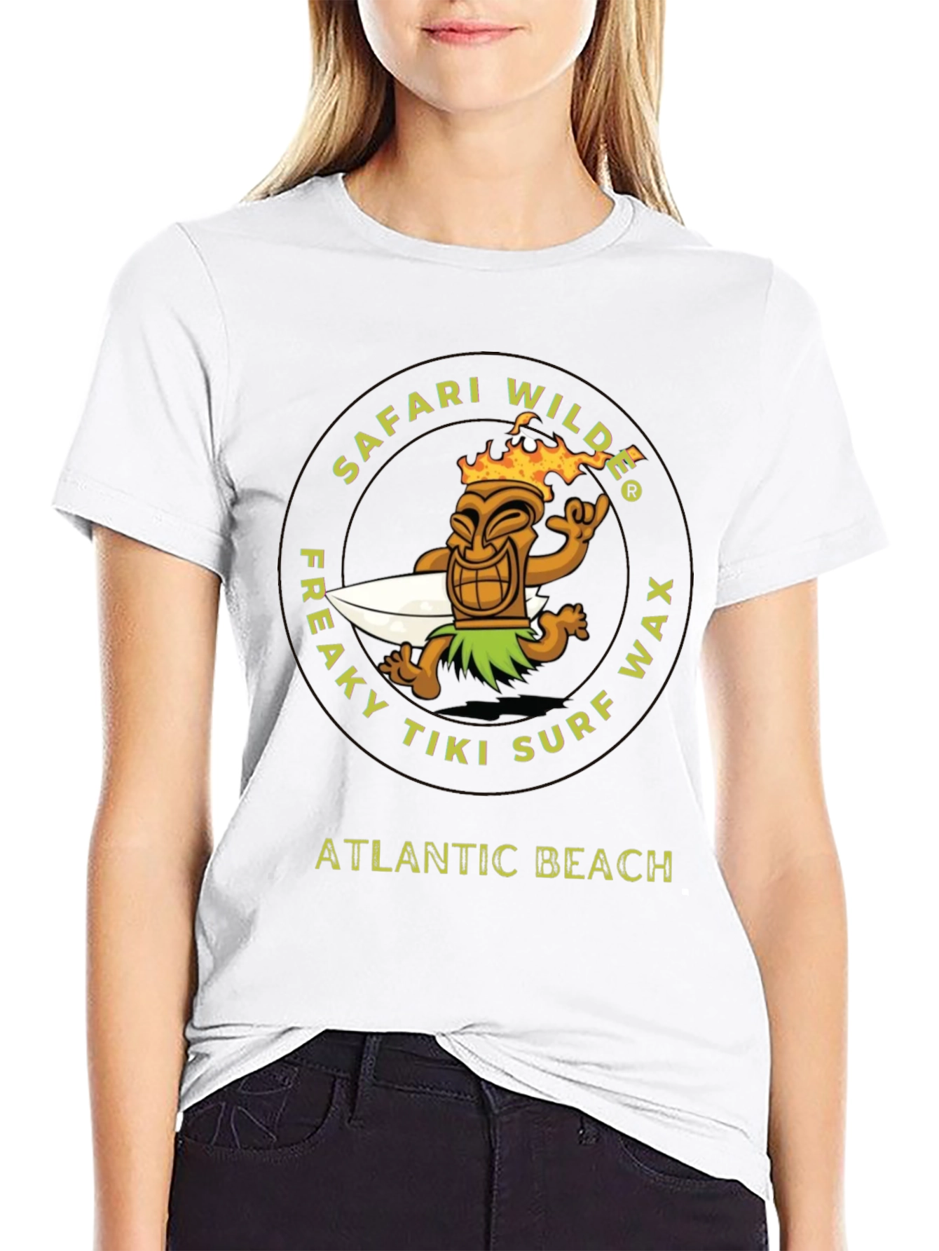 Safari Wilde Freaky Tiki Surf Wax T-Shirt