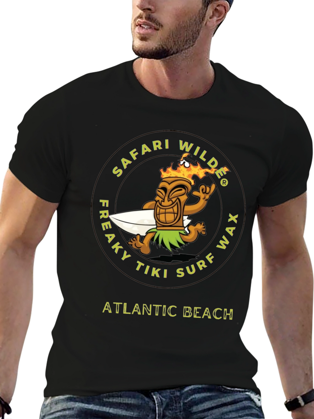 Safari Wilde Freaky Tiki Surf Wax T-Shirt