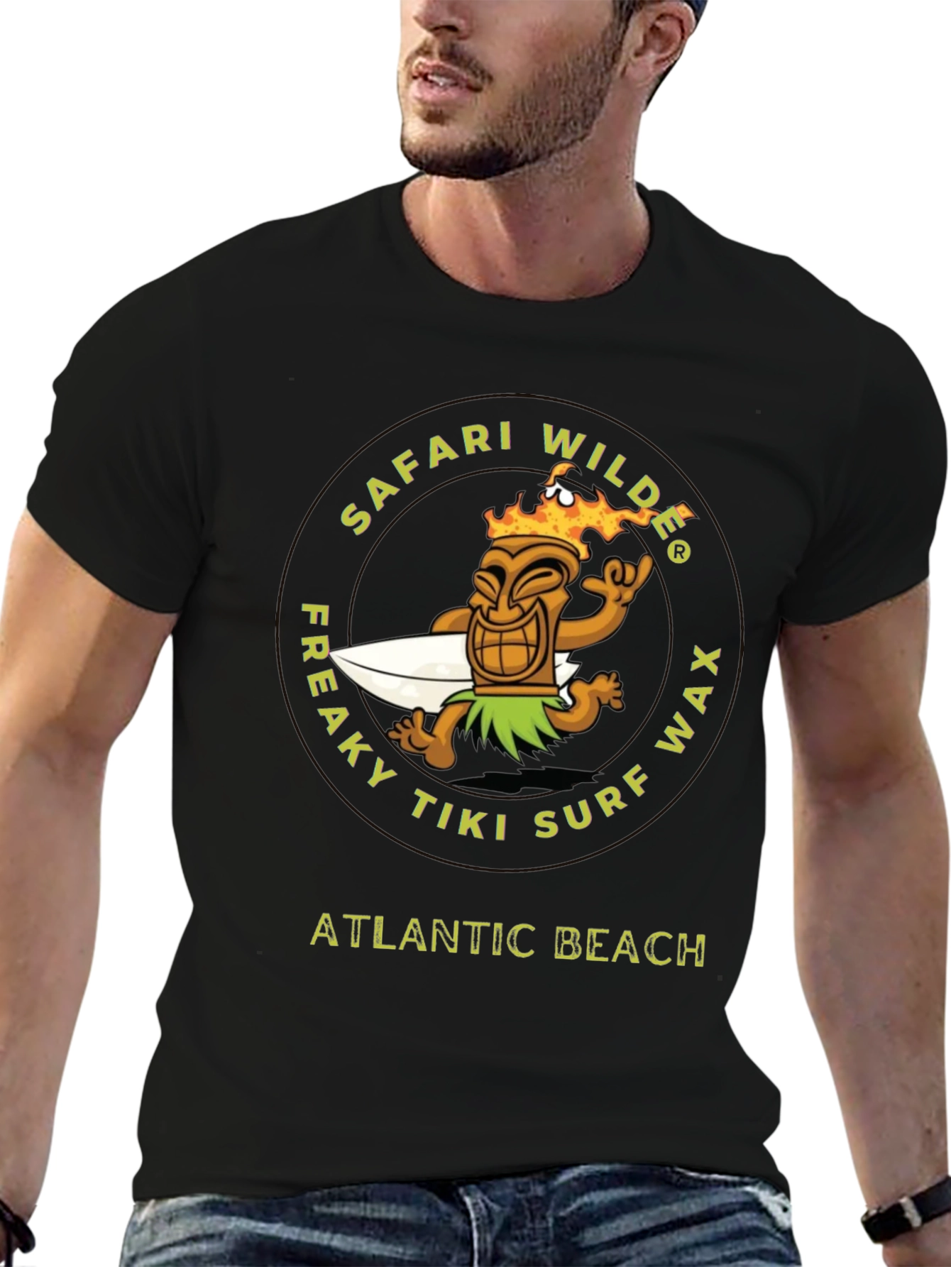 Safari Wilde Freaky Tiki Surf Wax T-Shirt