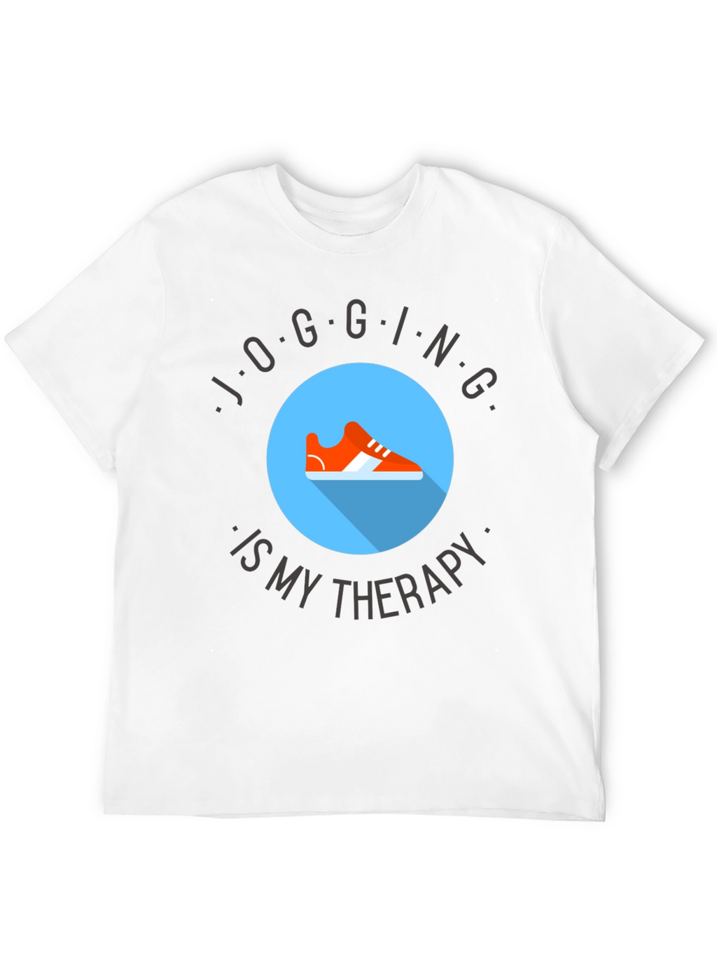 Jogging Therapy Tee - Comfort & Style