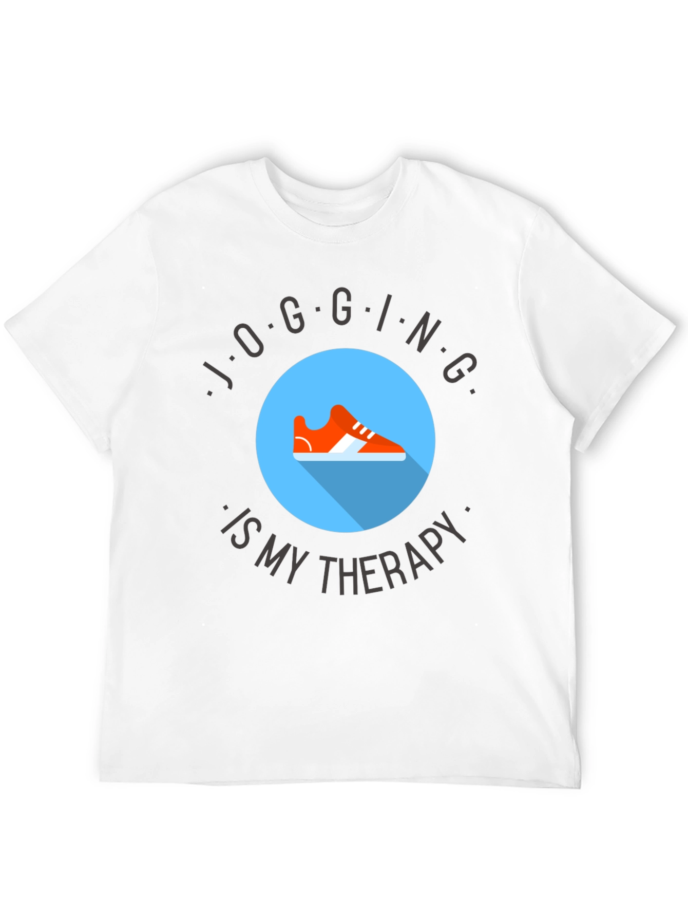 Jogging Therapy Tee - Comfort & Style