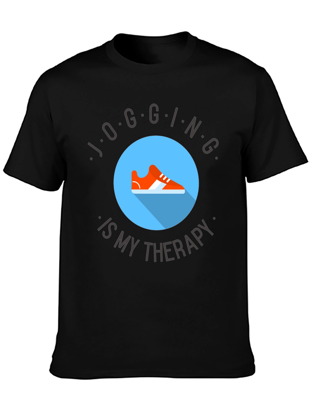 Jogging Therapy Tee - Comfort & Style