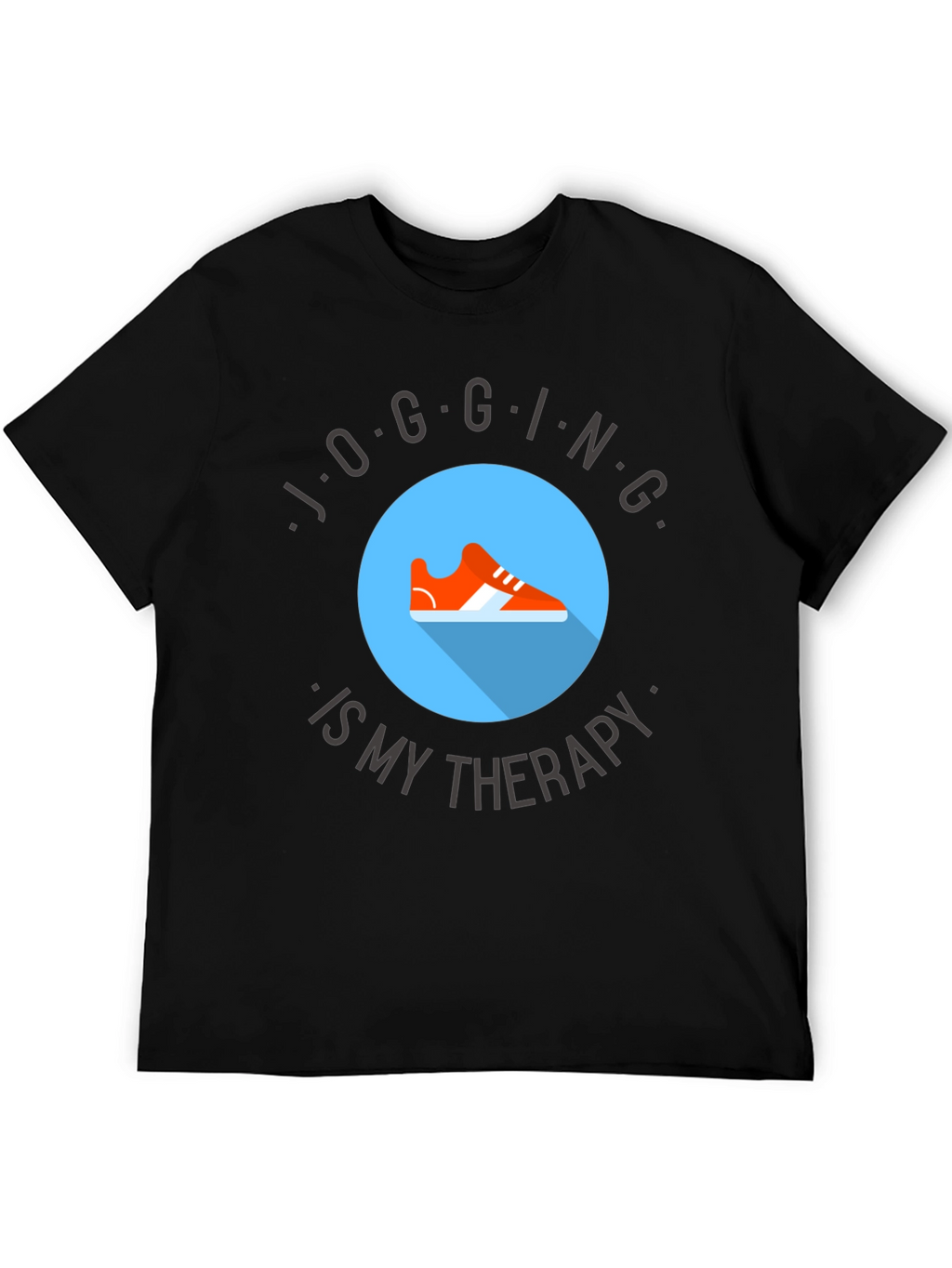 Jogging Therapy Tee - Comfort & Style