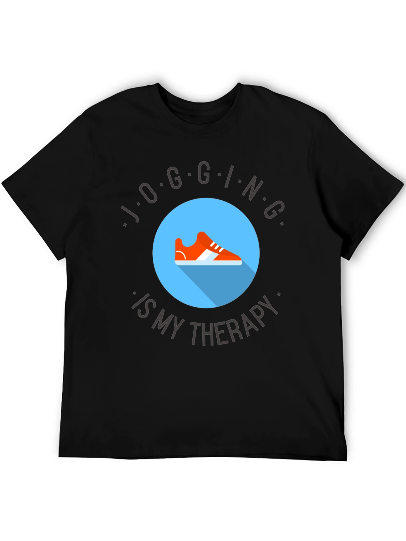 Jogging Therapy Tee - Comfort & Style
