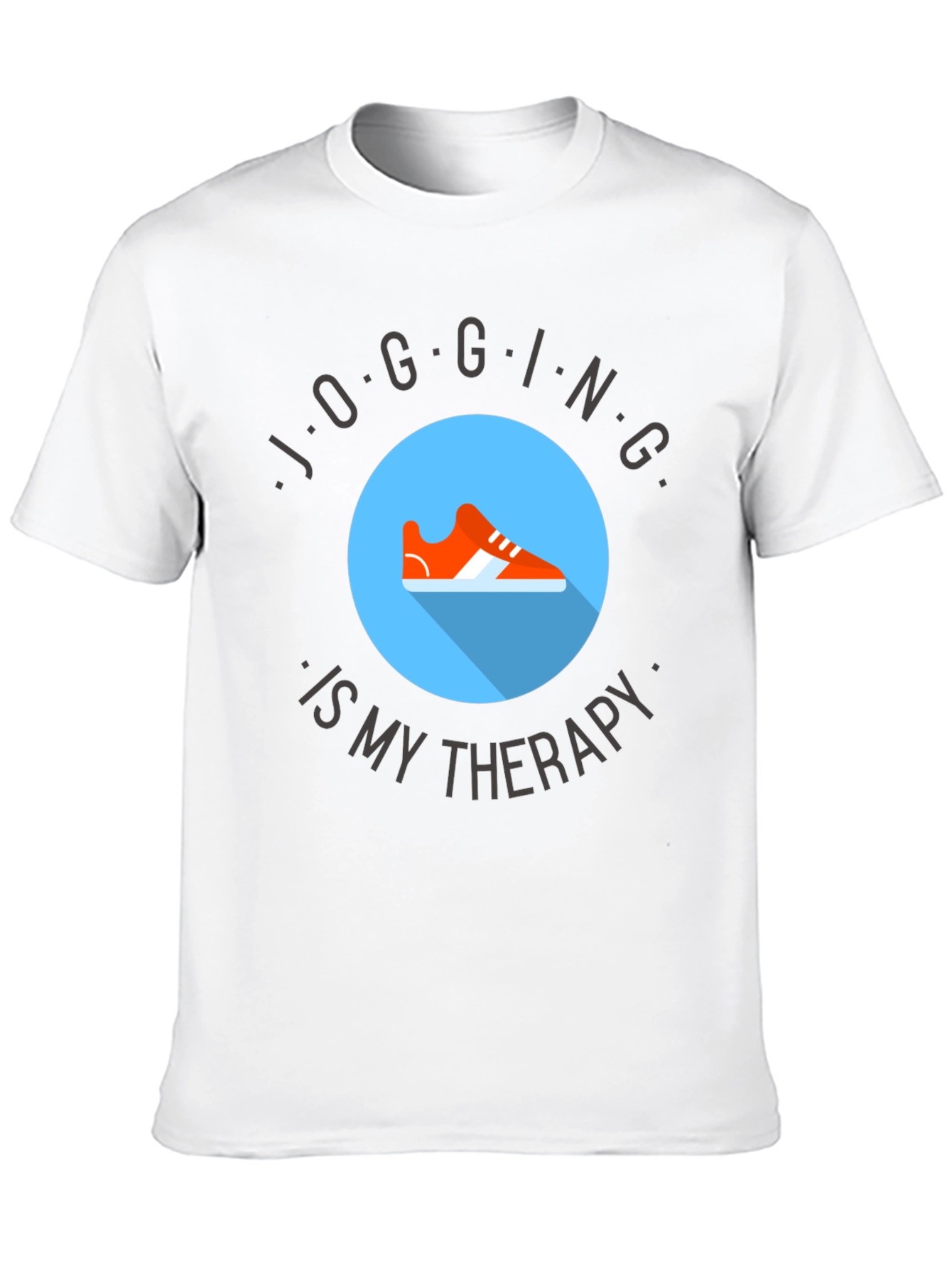 Jogging Therapy Tee - Comfort & Style