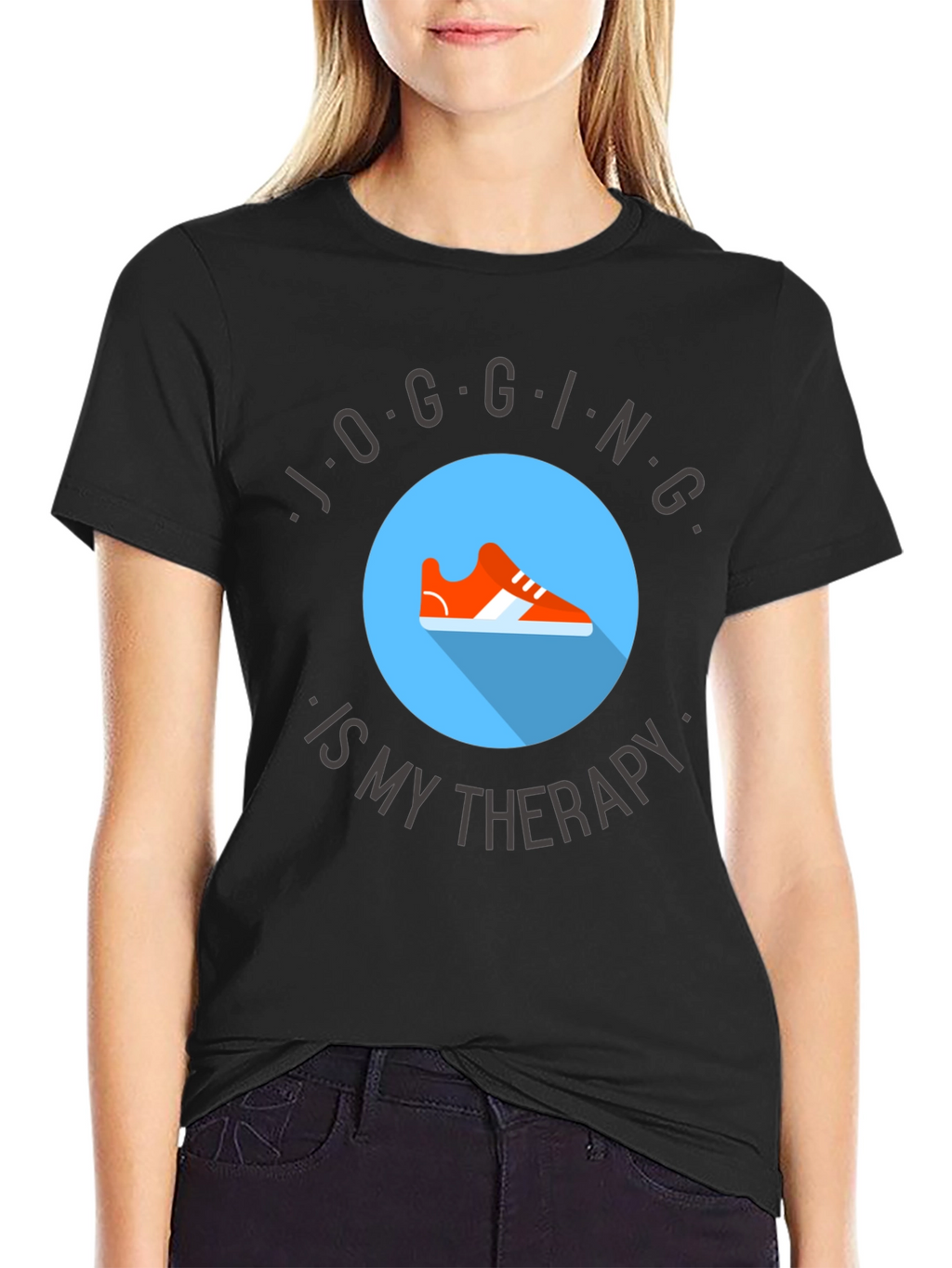 Jogging Therapy Tee - Comfort & Style