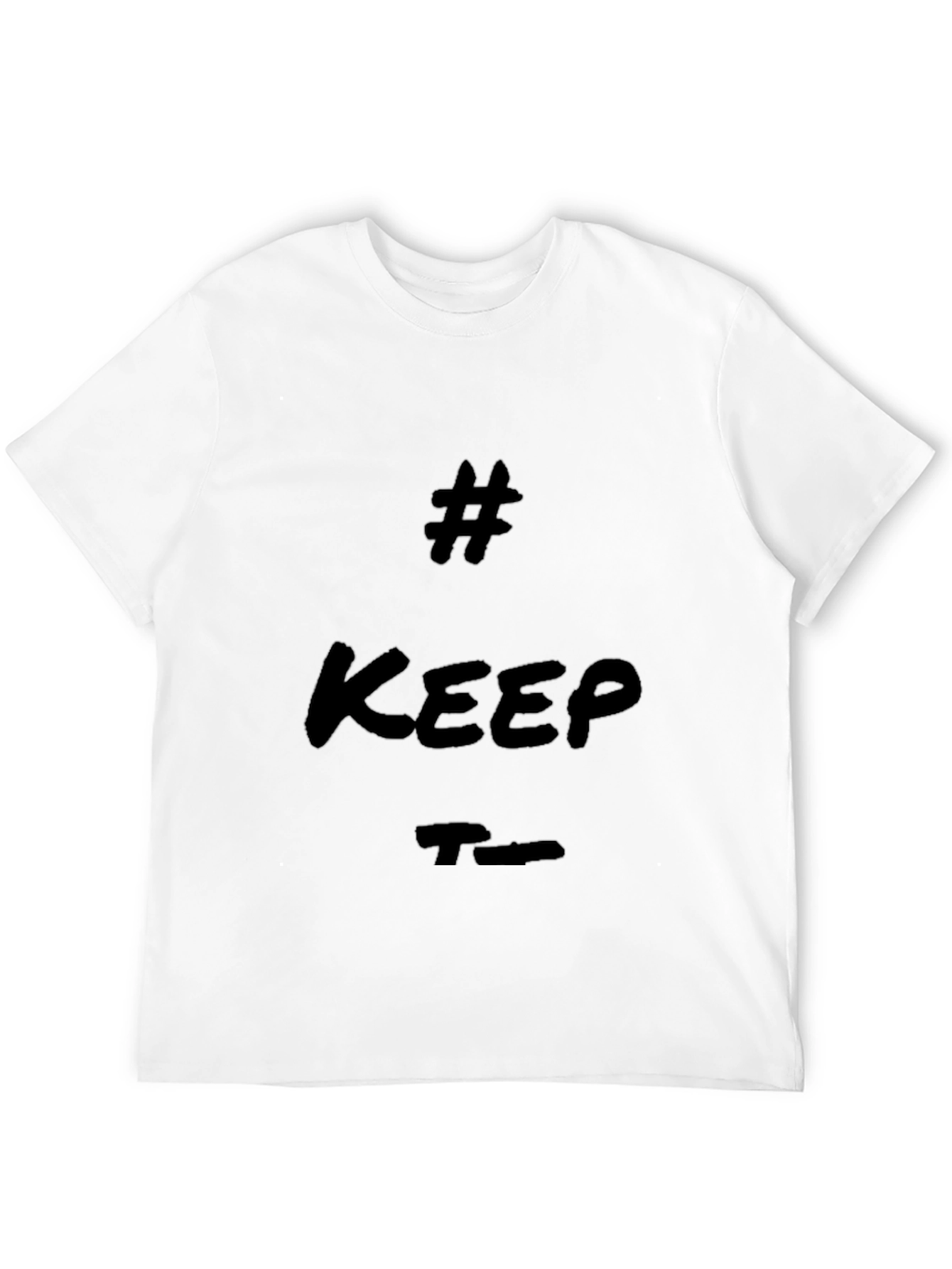 Trendy Black T-Shirt - Keep True