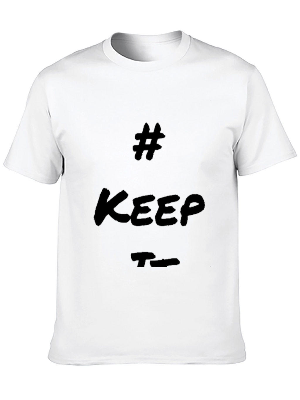 Trendy Black T-Shirt - Keep True