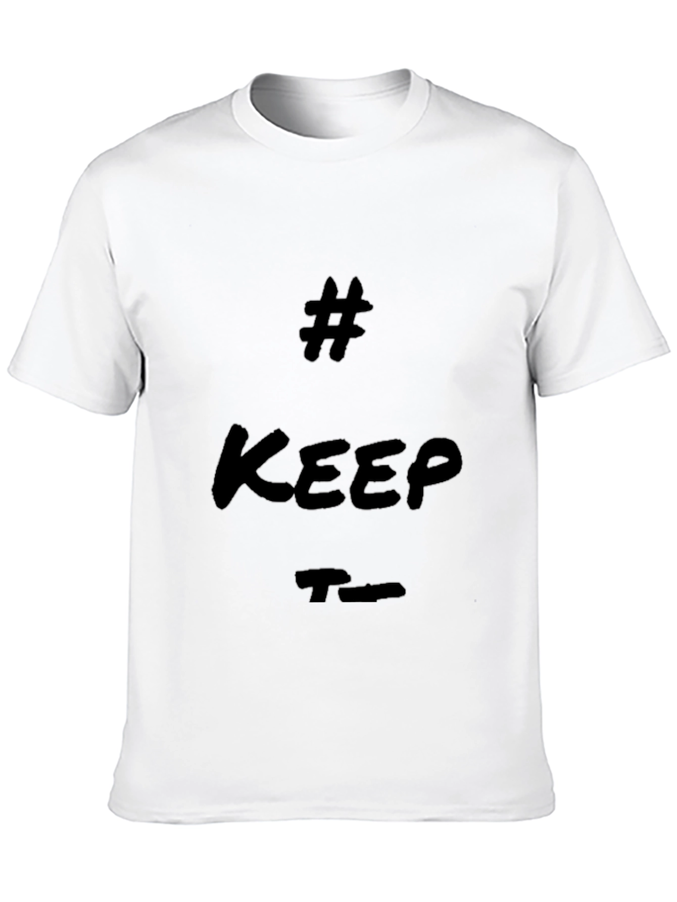 Trendy Black T-Shirt - Keep True