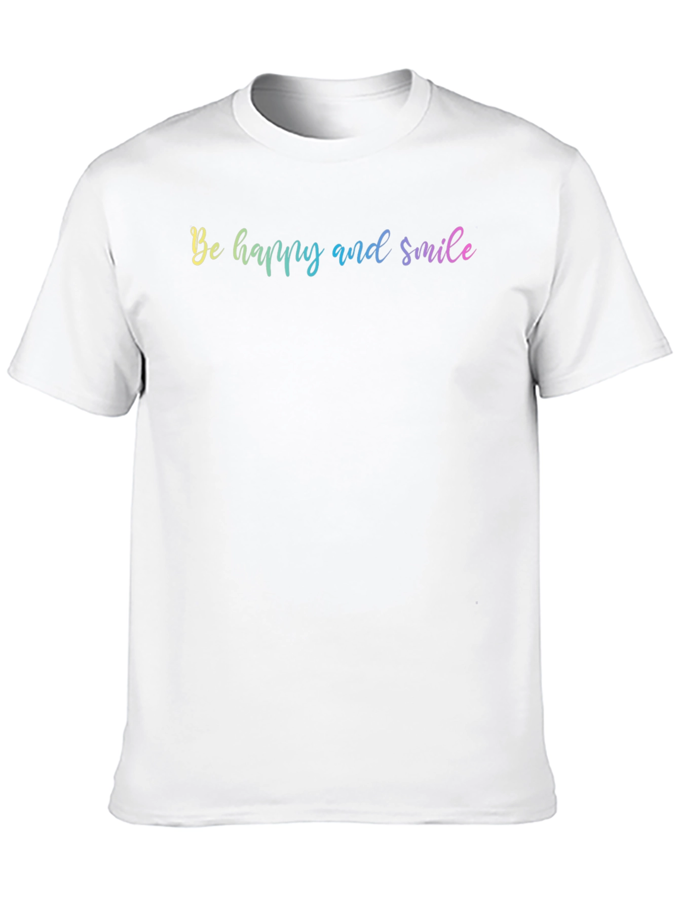 Be Happy and Smile Graphic T-Shirt