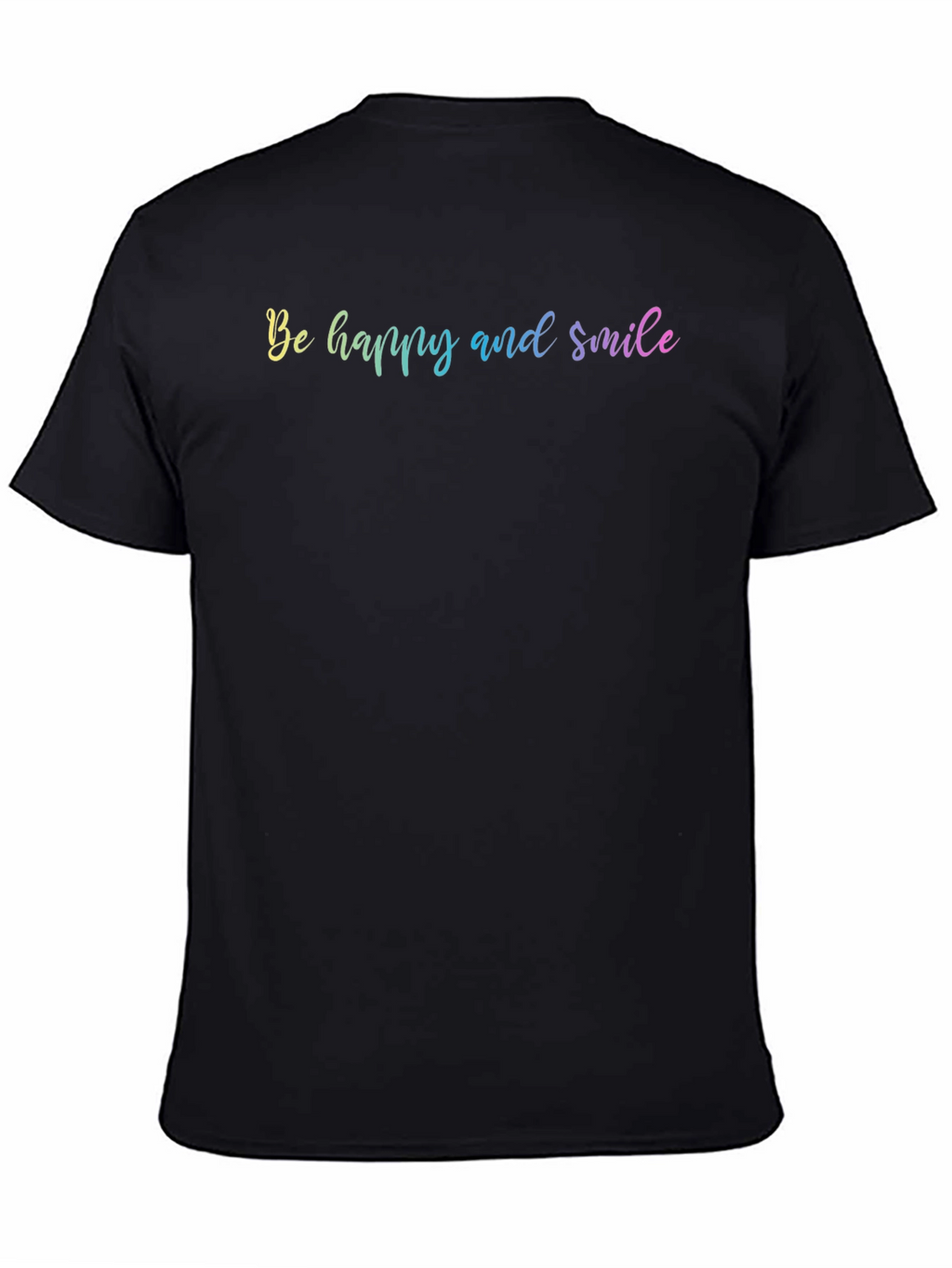 Be Happy and Smile Graphic T-Shirt