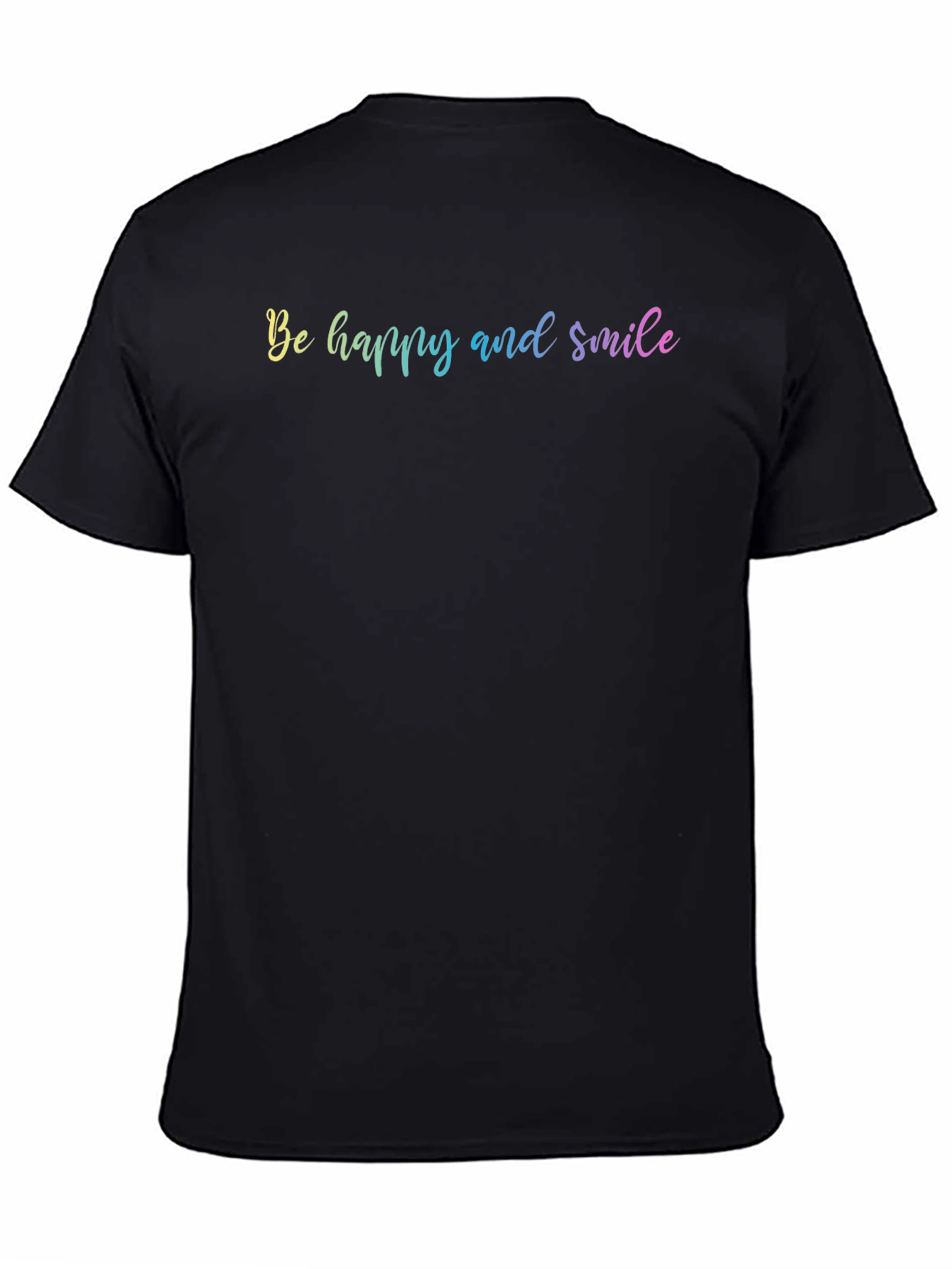 Be Happy and Smile Graphic T-Shirt