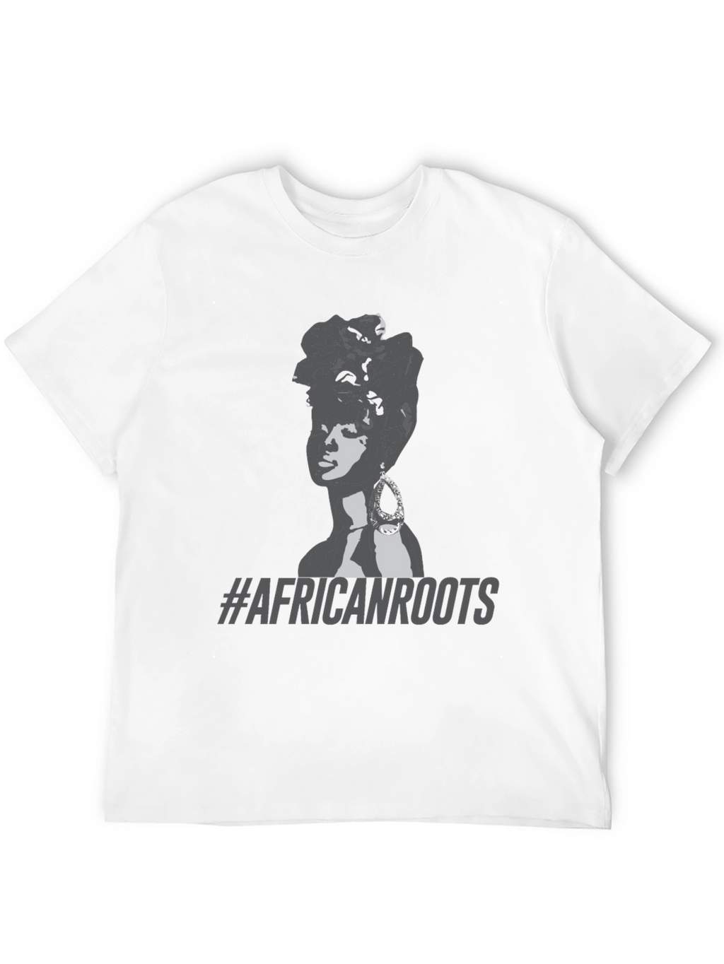African Roots Graphic T-Shirt - Black