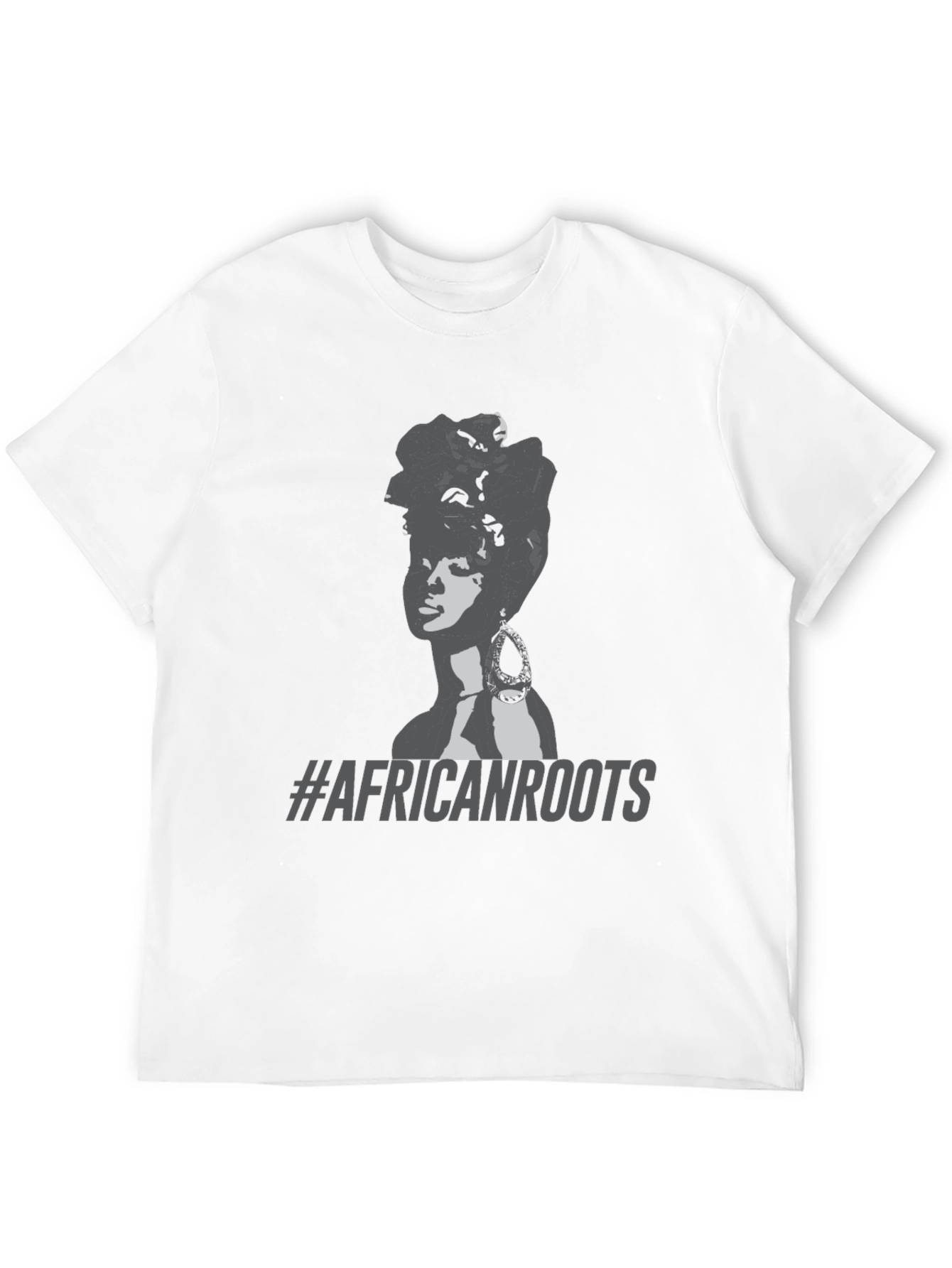 African Roots Graphic T-Shirt - Black
