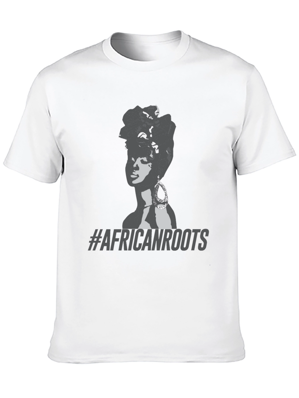 African Roots Graphic T-Shirt - Black