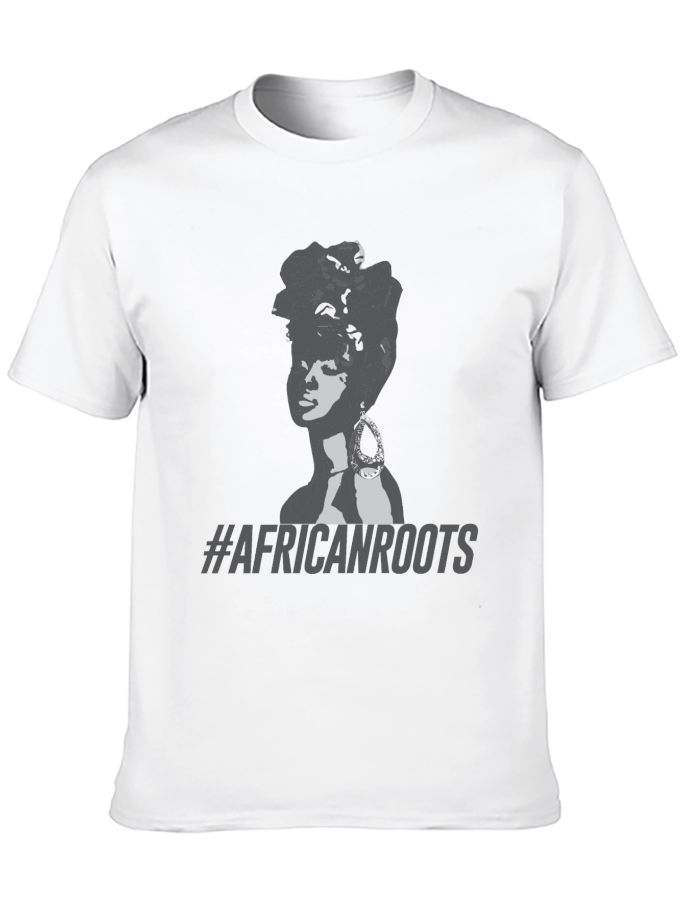 African Roots Graphic T-Shirt - Black