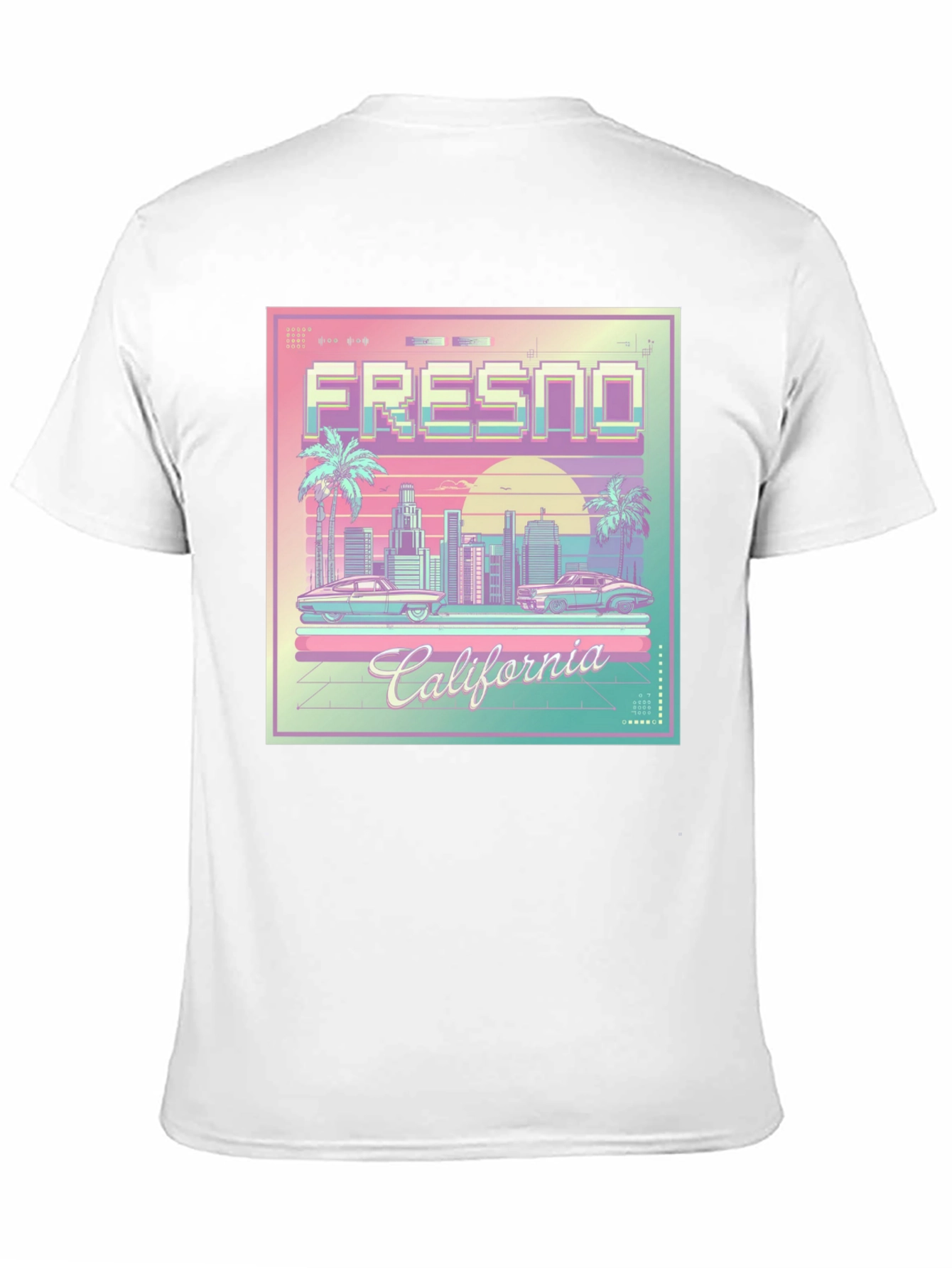 Fresno California Retro Graphic T-Shirt