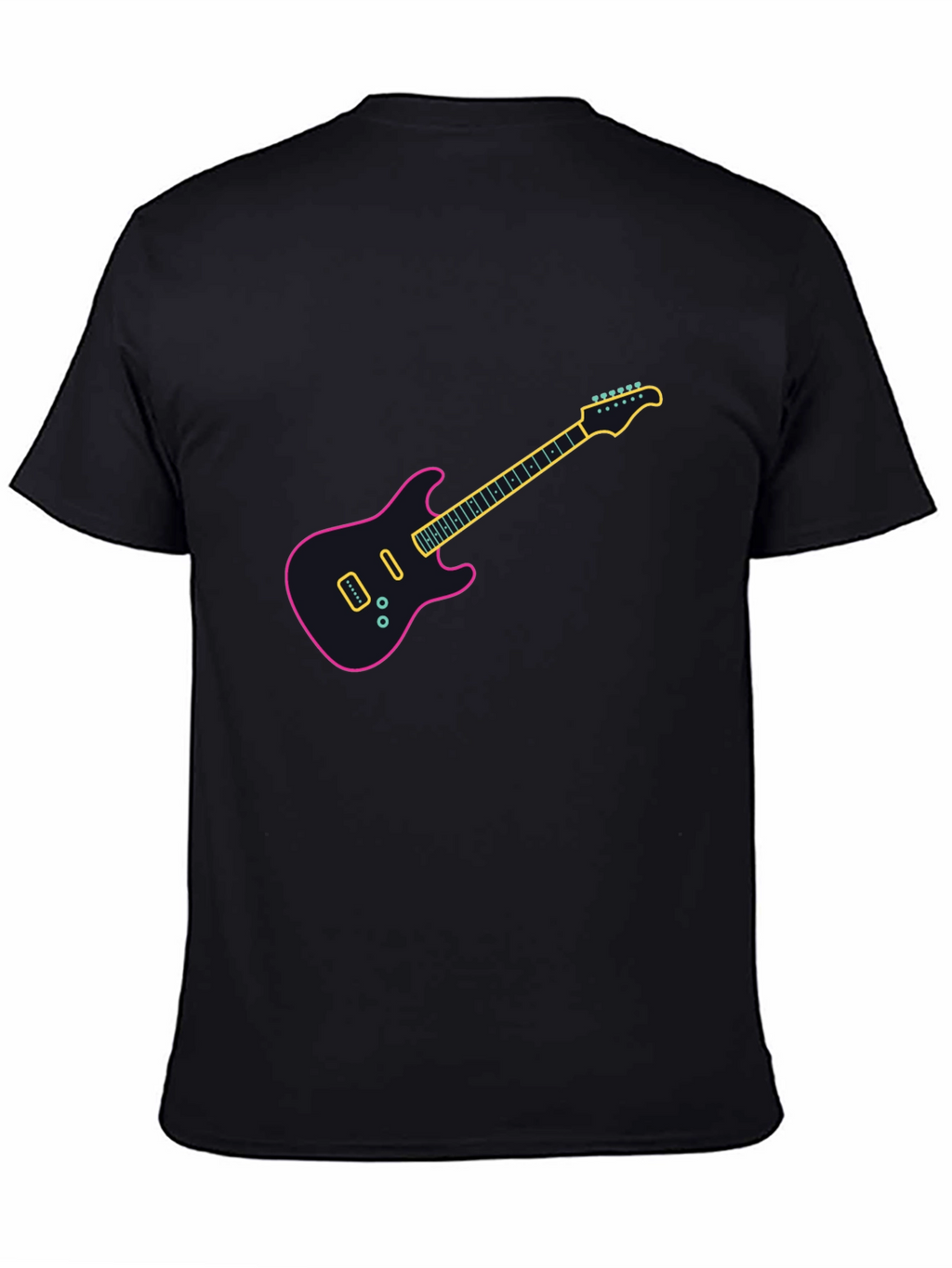 Electric Guitar Graphic T-Shirt - Trendy Music Lover Tee
