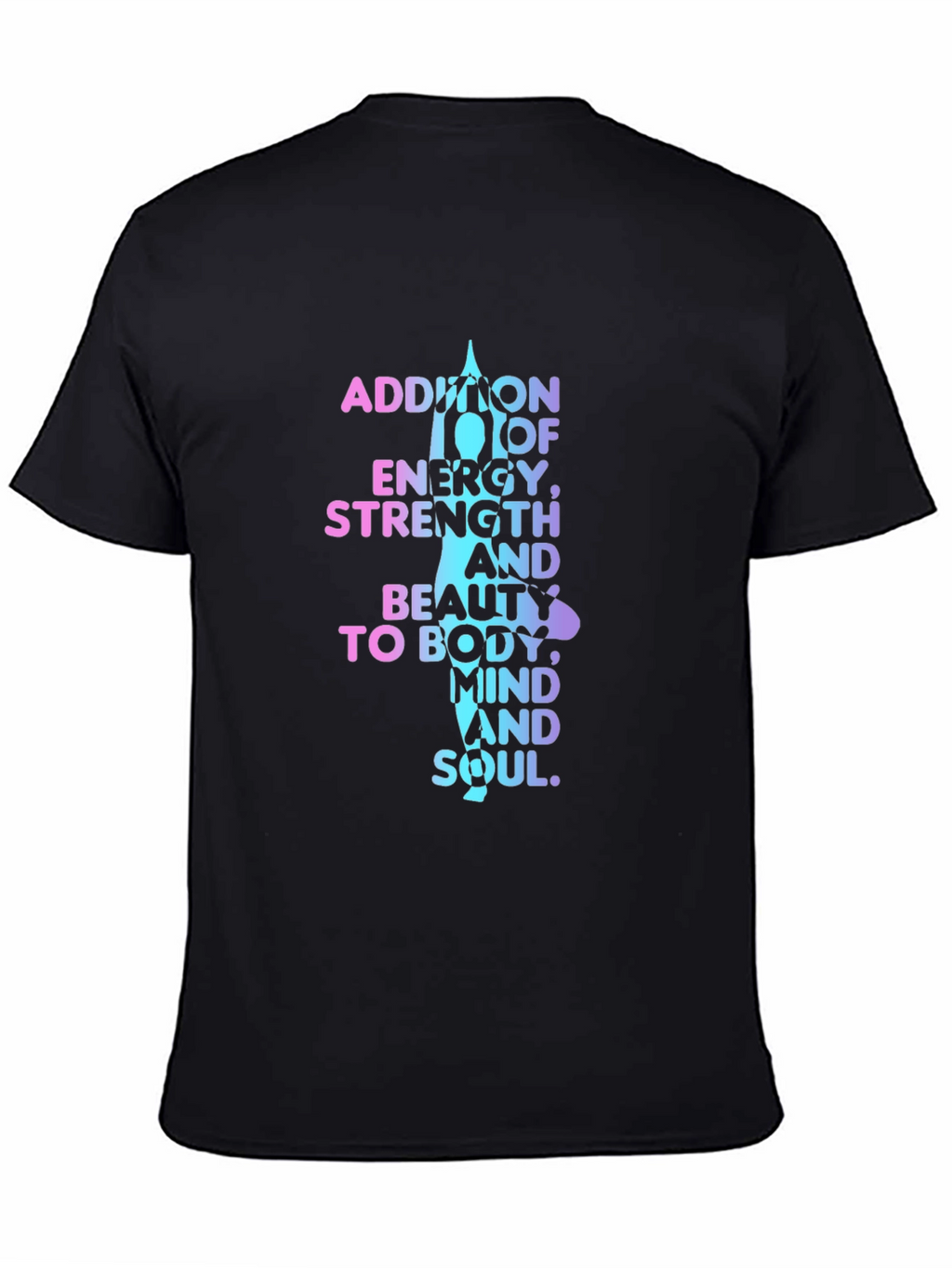 Yoga Meditation T-Shirt: Mind Body and Soul