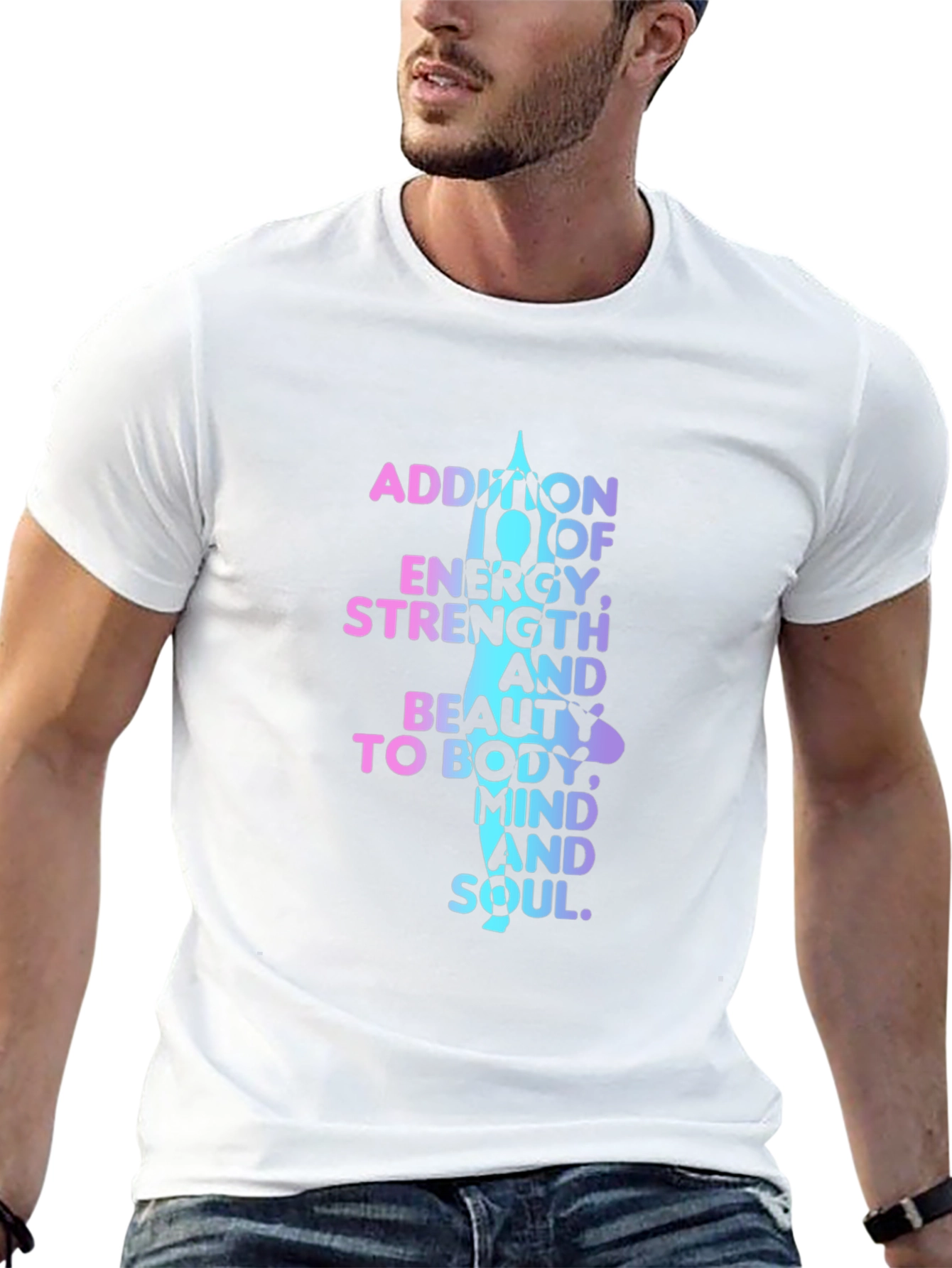 Yoga Meditation T-Shirt: Mind Body and Soul