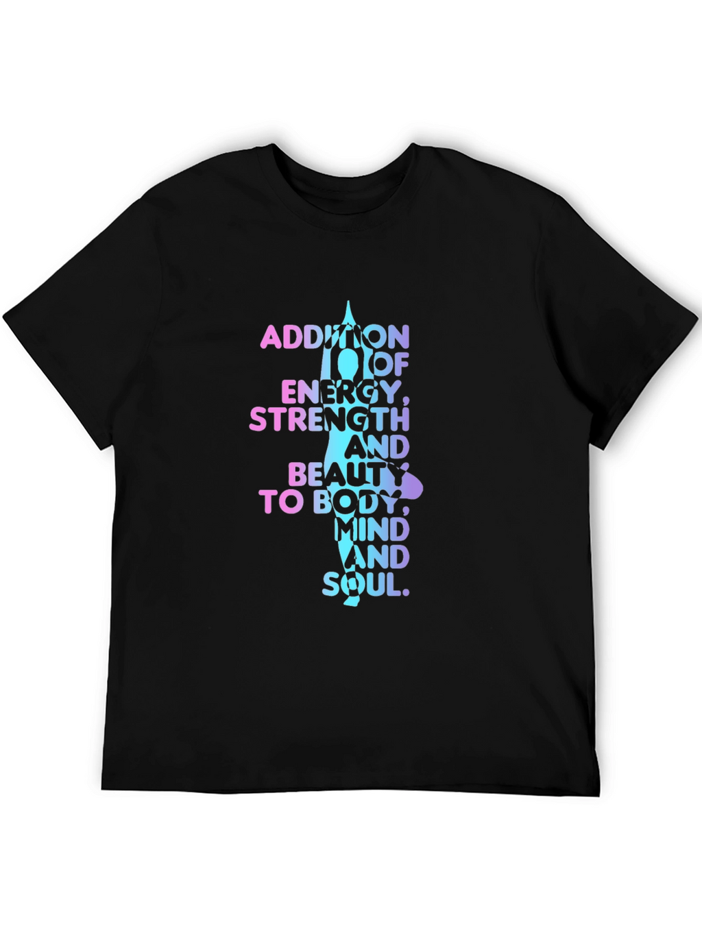 Yoga Meditation T-Shirt: Mind Body and Soul