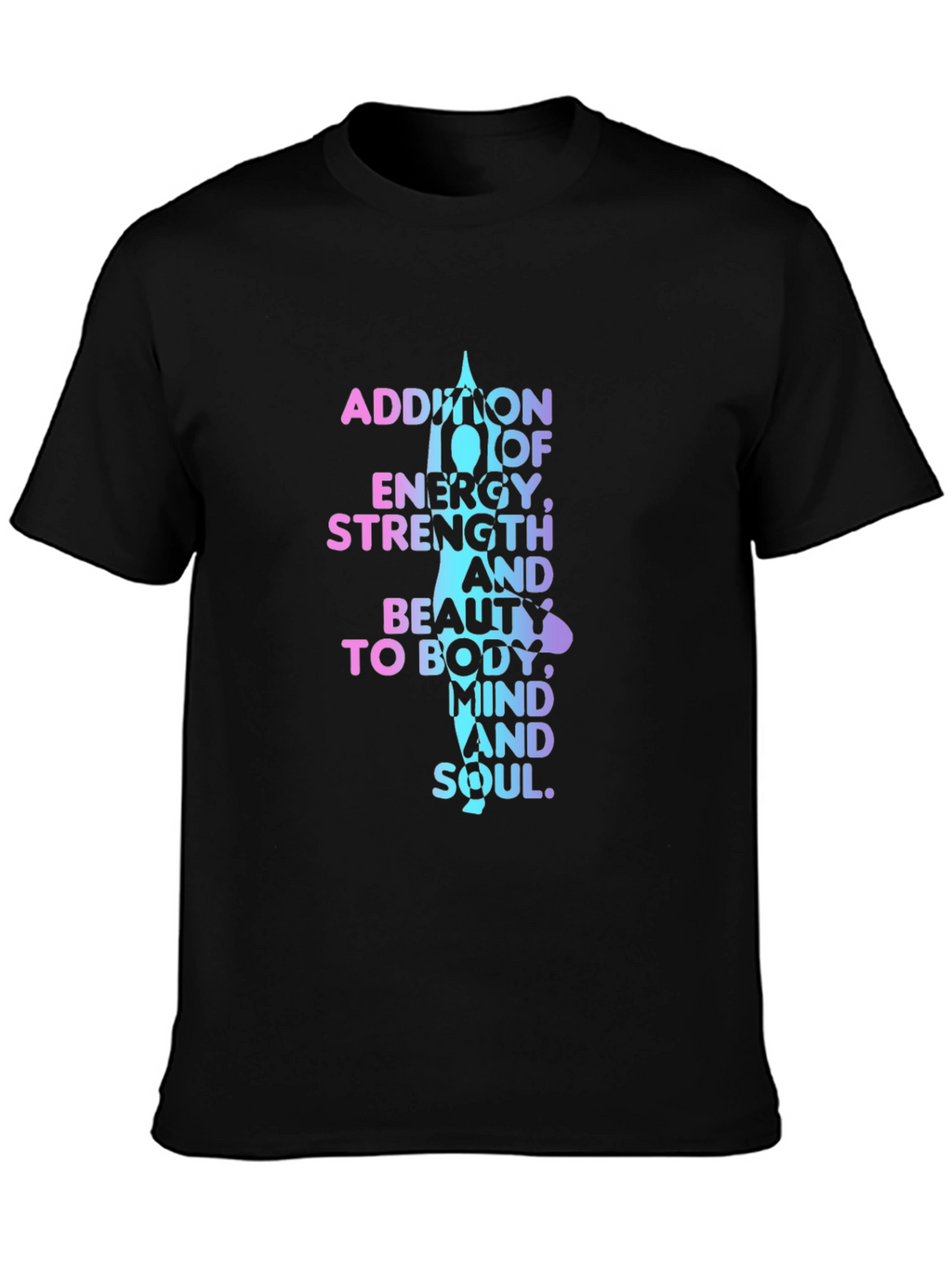 Yoga Meditation T-Shirt: Mind Body and Soul