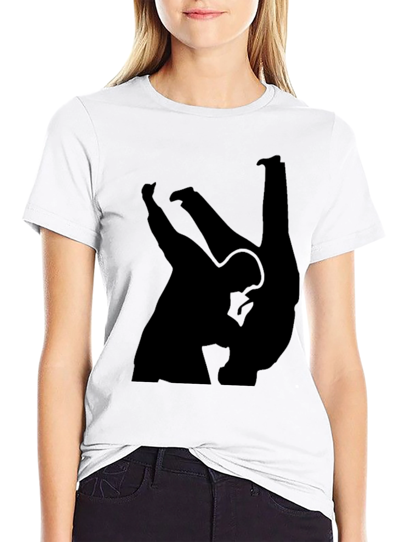 Judo Silhouette Black T-Shirt