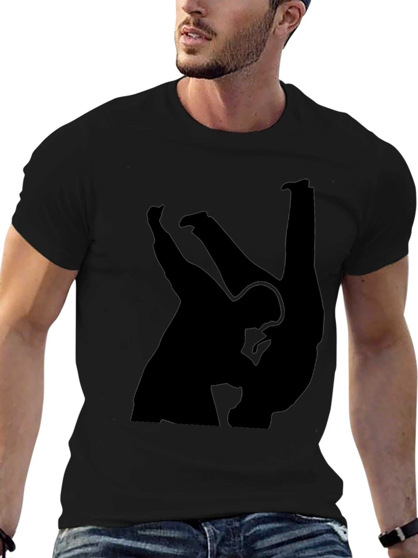 Judo Silhouette Black T-Shirt