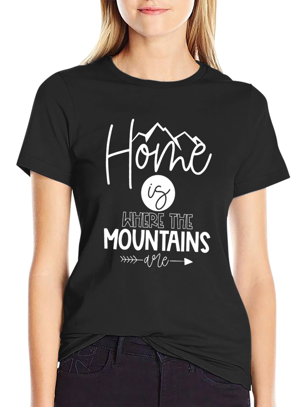 Home Is Where The Mountains Are Graphic T-Shirt