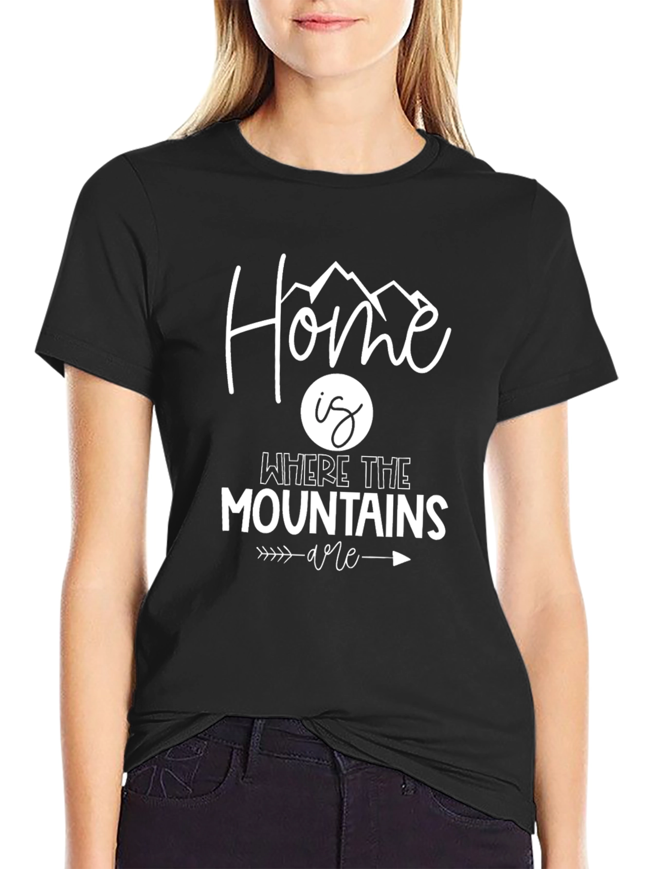 Home Is Where The Mountains Are Graphic T-Shirt