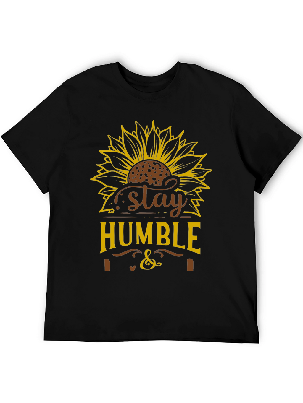 Stay Humble Sunflower Graphic T-Shirt